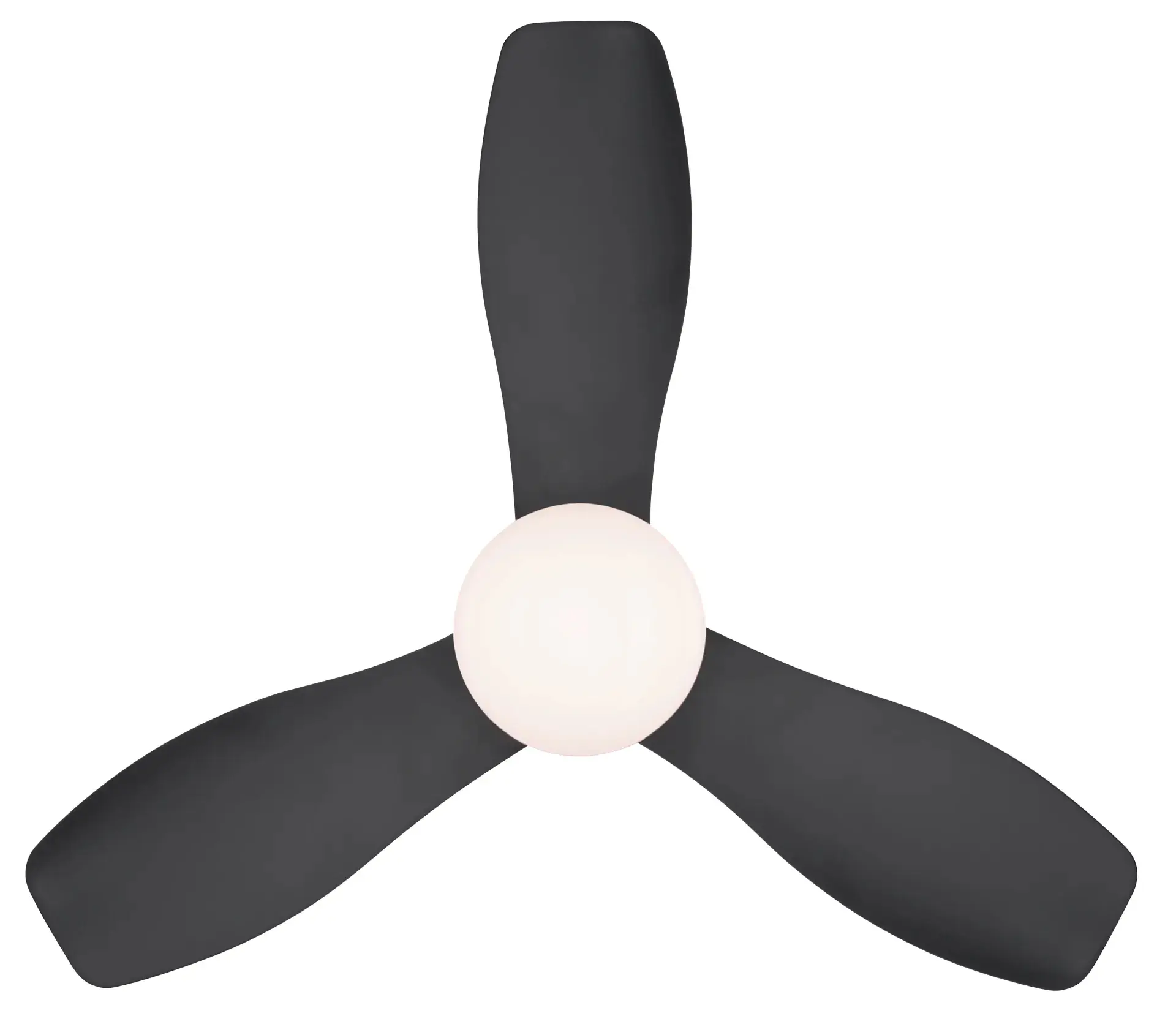 Globo Deckenventilator Irwin Ø 61 cm 36 W schwarz matt CCT