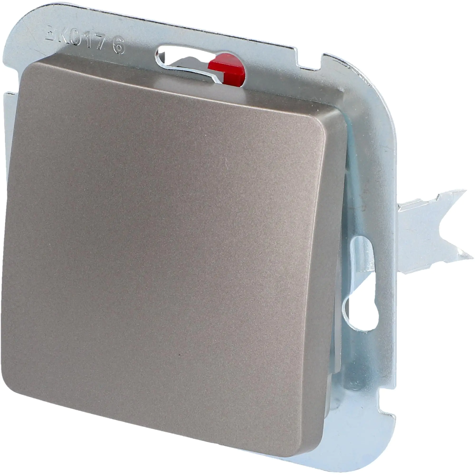 Unitec Taster Monaco mit Wippe platin Unitec Taster Monaco mit Wippe platin