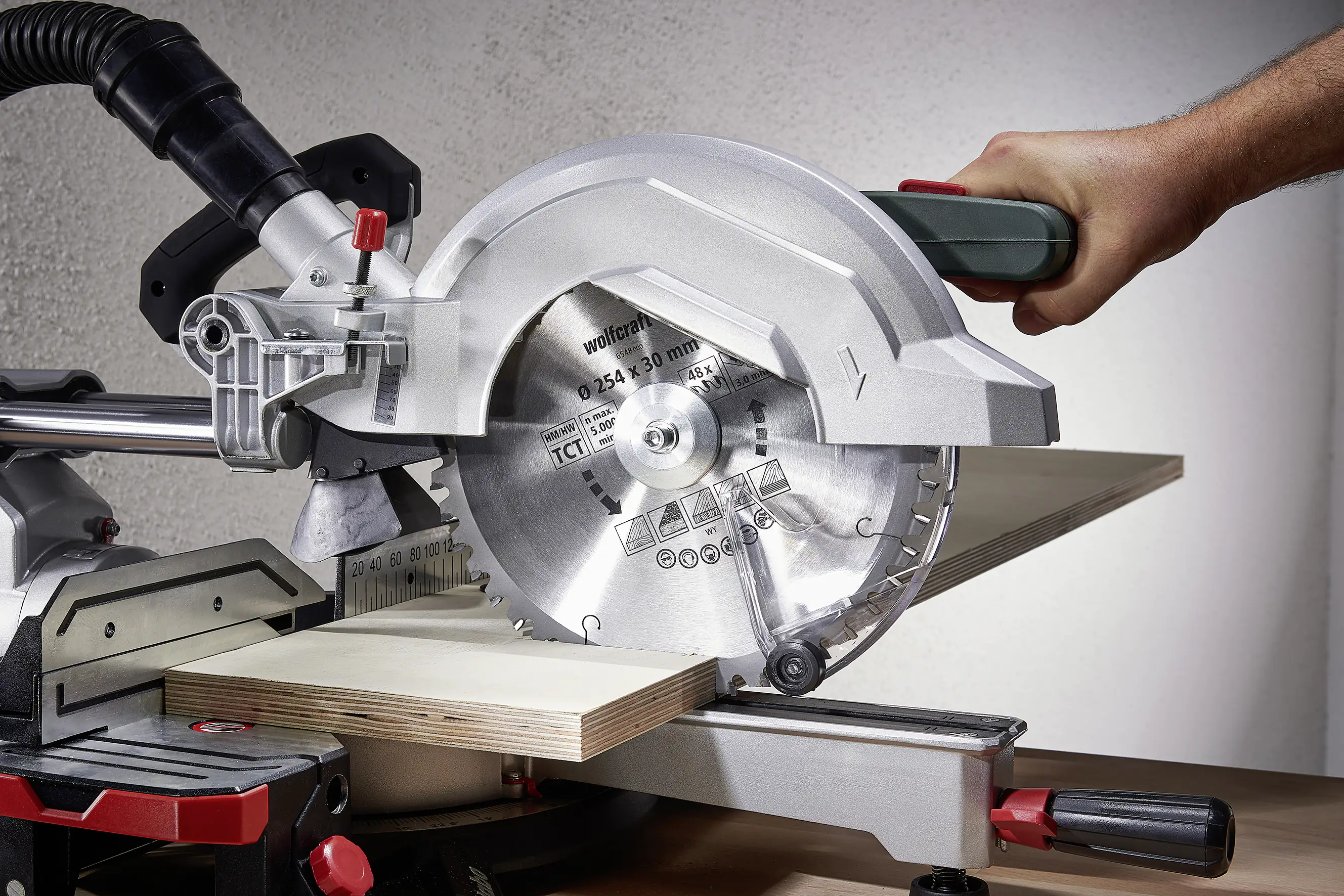 Wolfcraft Kreissägeblatt Ø 250 mm Bohrung Ø 30 mm 48 Zähne