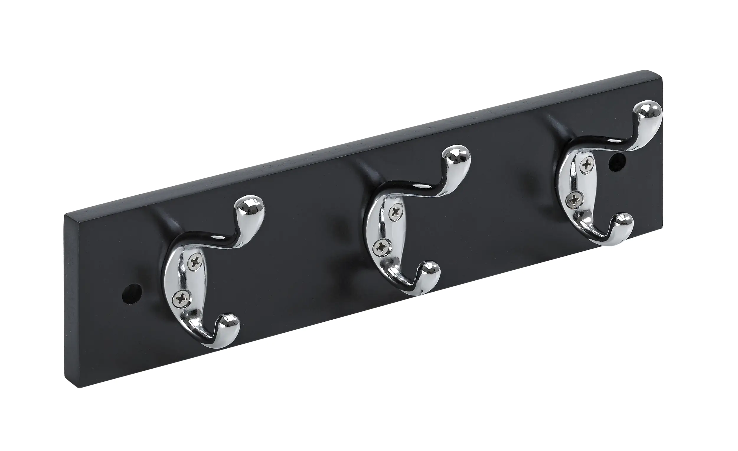 Hettich Garderobenleiste 3 Haken 30,0 x 8,0 x 7,5 cm schwarz Hettich Garderobenleiste 3 Haken 30,0 x 8,0 x 7,5 cm schwarz