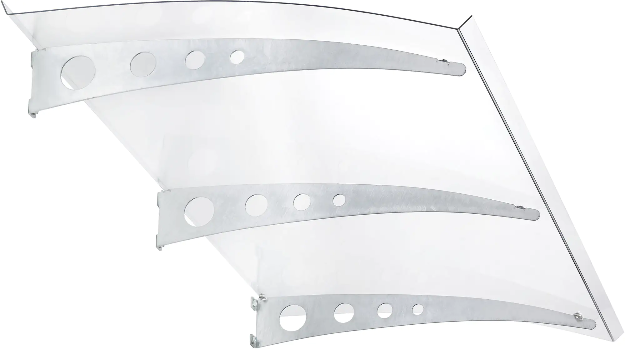 Gutta Vordach Pico-Top Aluminium, Polycarbonat klar