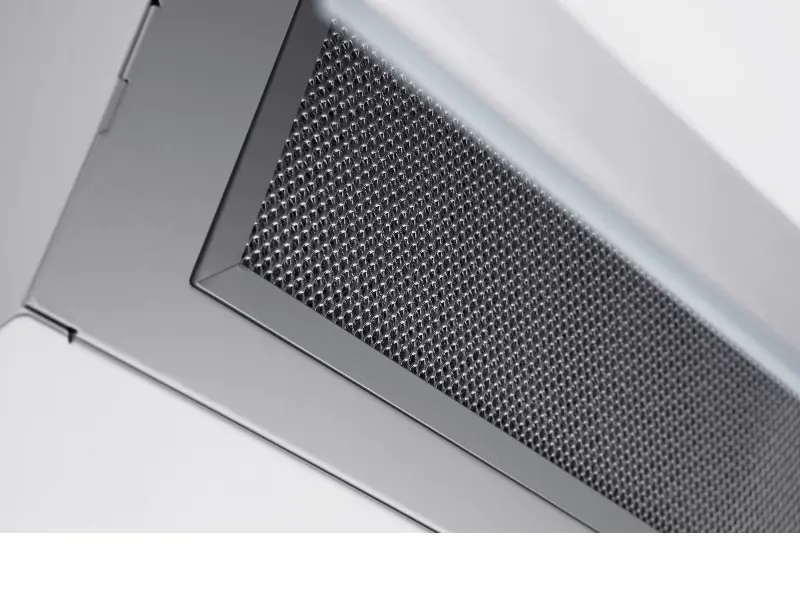 respekta kopffreie Schräghaube CH89060W mit Glasschirm 60 cm 