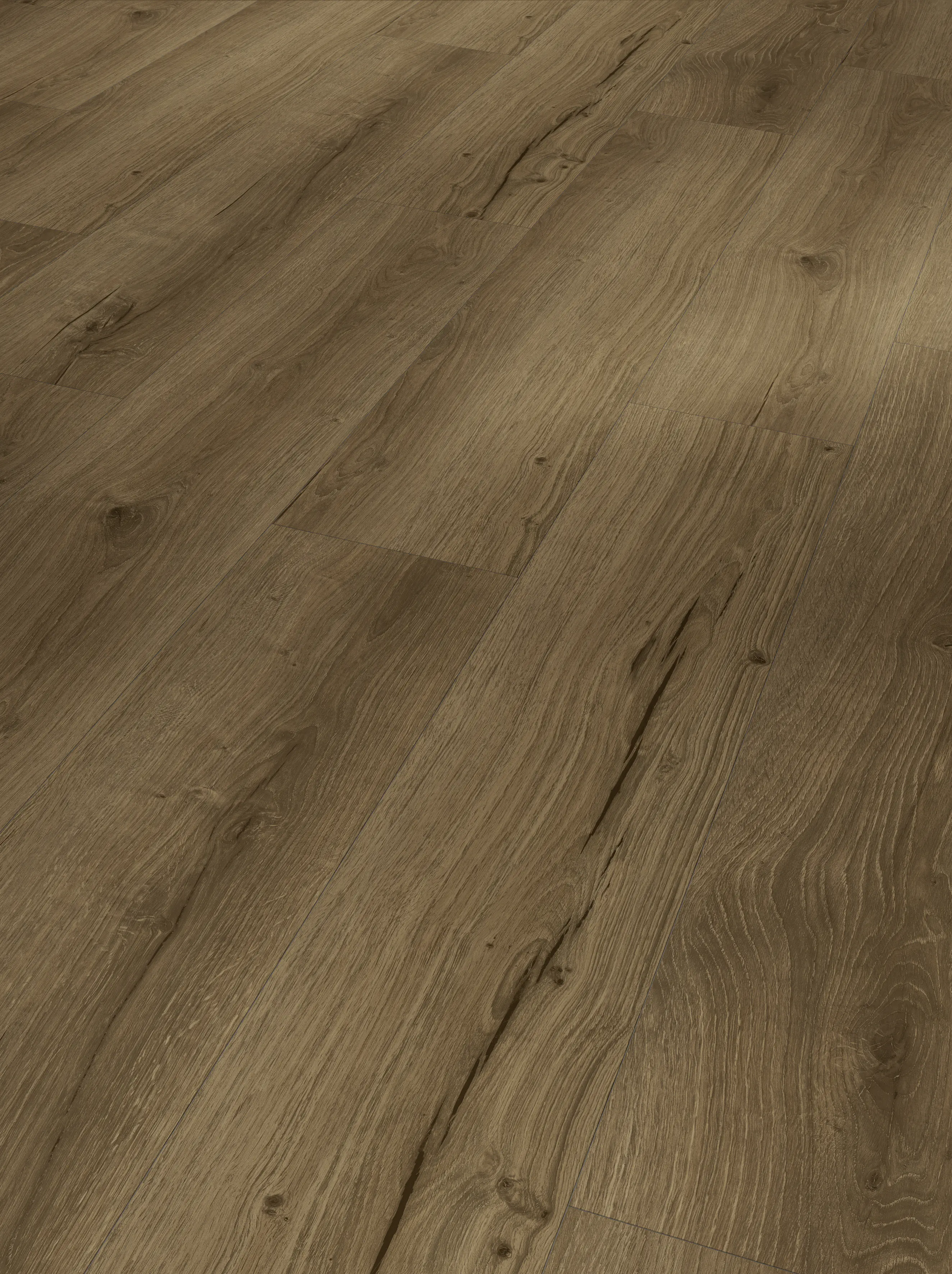 Parador Vinylboden mit Trittschalldämmung Basic 5.3 Eiche Cambridge geräuchert Naturstruktur LHD