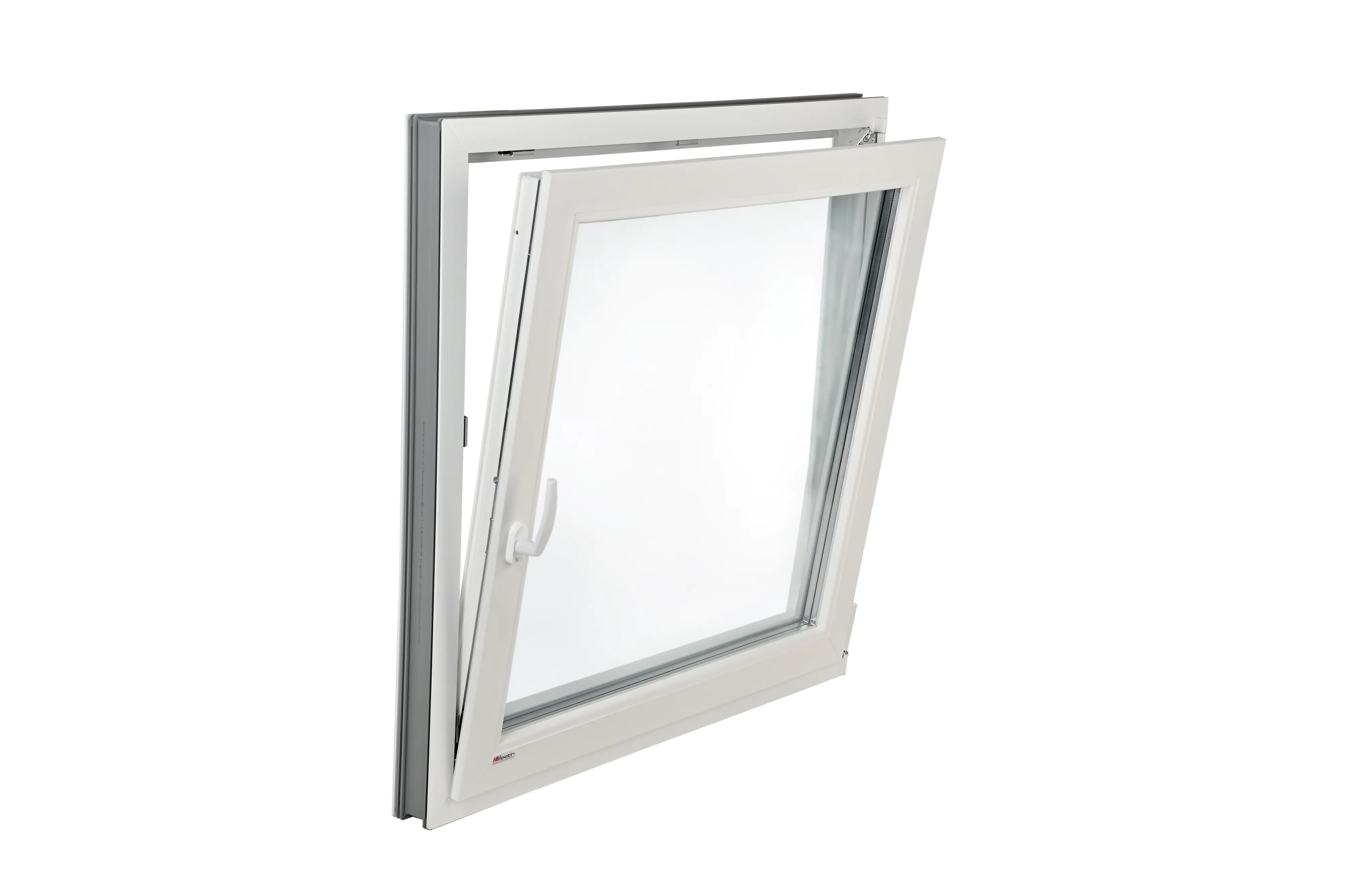 Kunststofffenster 90 x 90 cm Dreh-Kipp DIN rechts weiß Serie G74/3