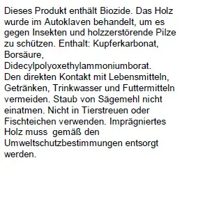 Palisade Ø 9 cm, Länge 75 cm, kesseldruckimprägniert Palisade Ø 9 cm, Länge 75 cm, kesseldruckimprägniert