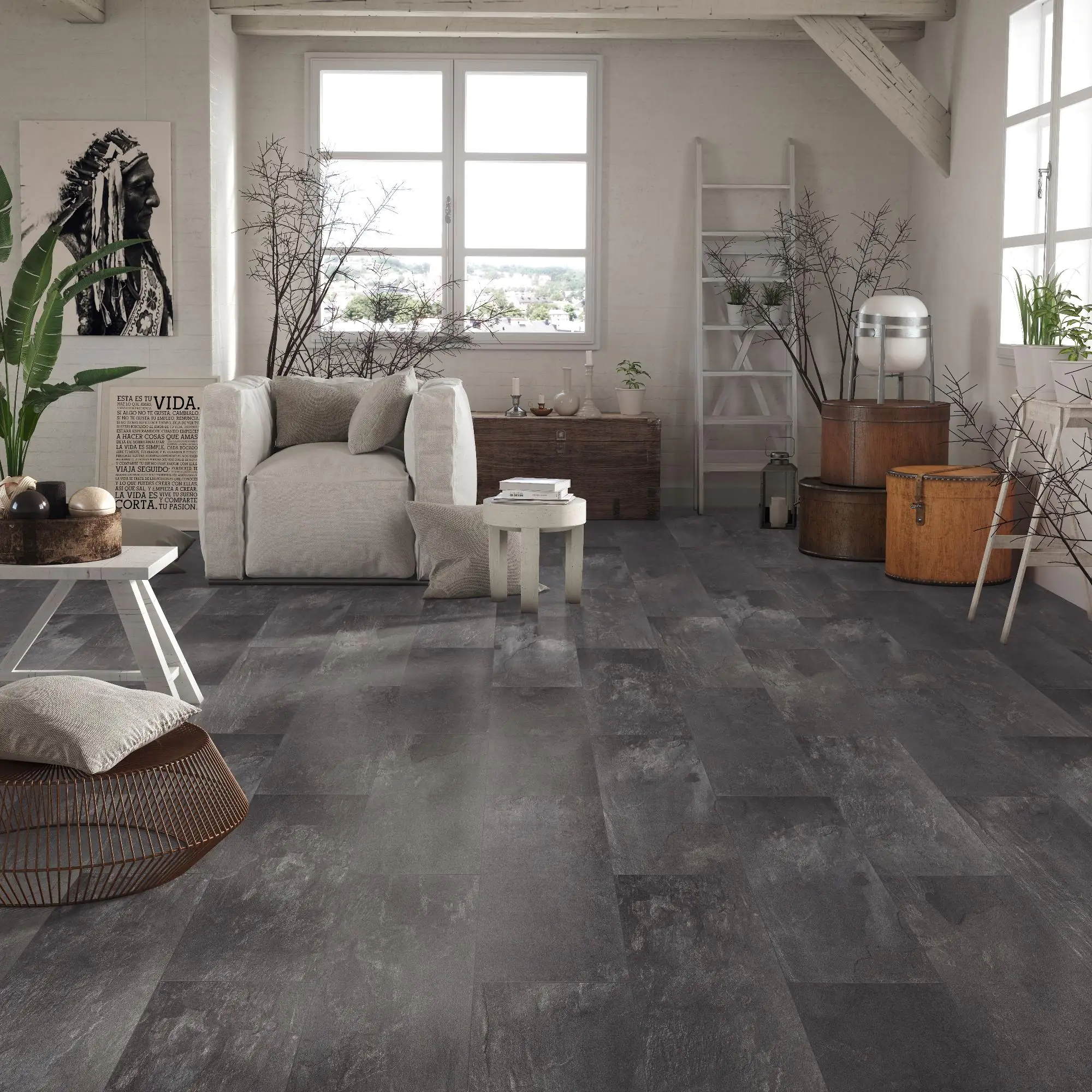 Classen Visiogrande Laminatfliese Megaloc Aquaprotect 60,4 x 28 cm Ölschiefer Classen Visiogrande Laminatfliese Megaloc Aquaprotect 60,4 x 28 cm Ölschiefer