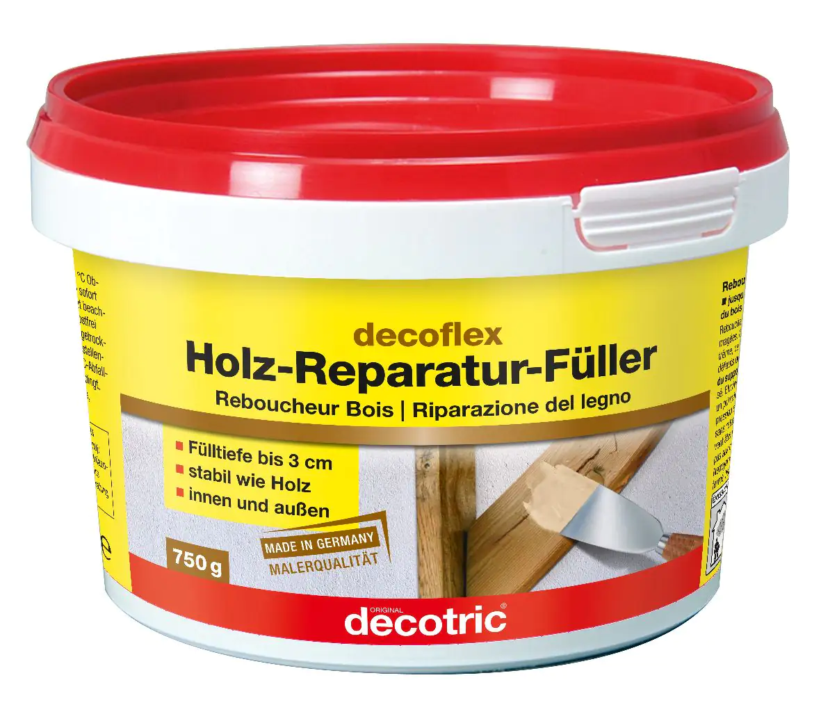Decotric Decoflex Holz-Reparaturfüller 750 g Decotric Decoflex Holz-Reparaturfüller 750 g