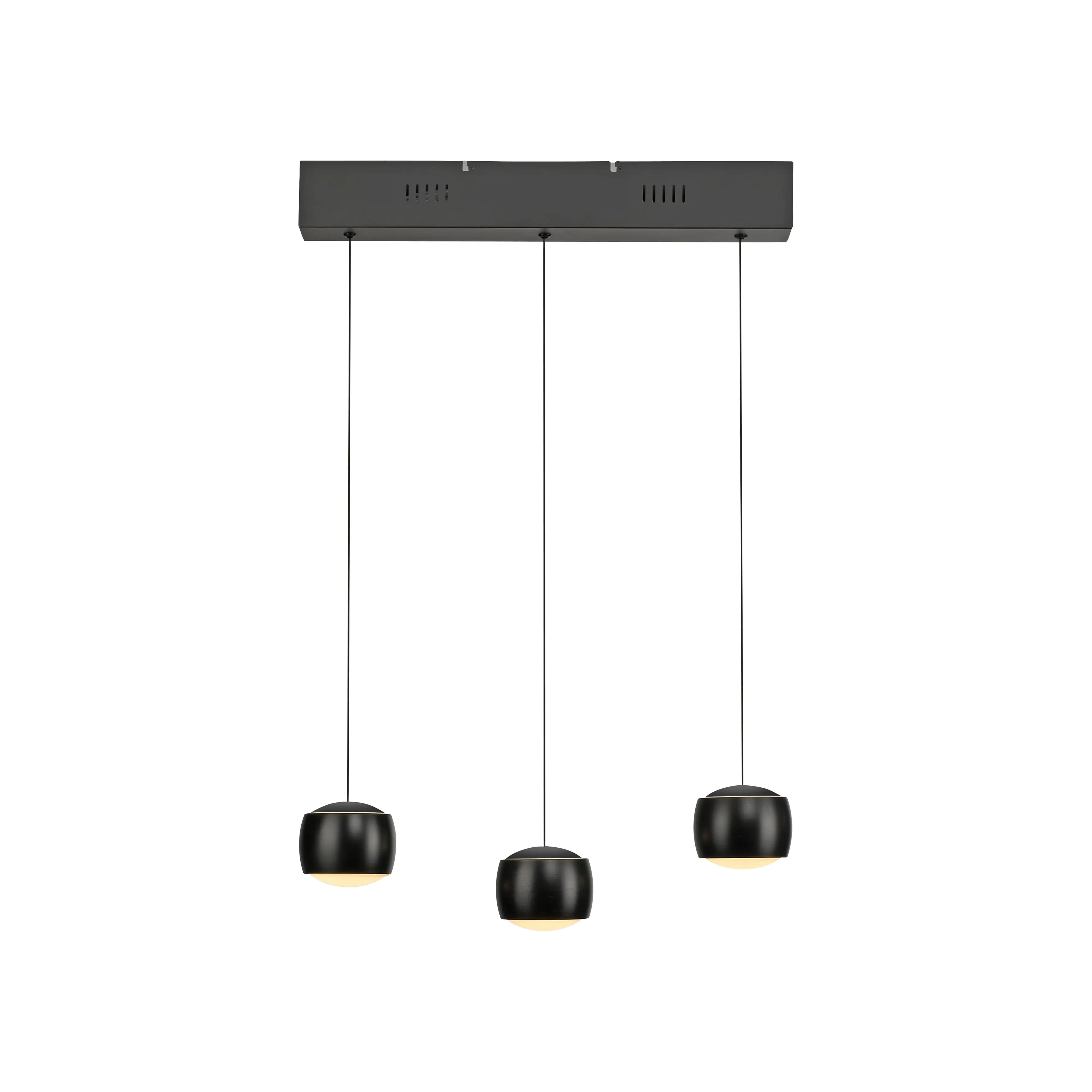 Just Light LED Pendelleuchte Ballini 3 Flammig 220 cm warmweiß