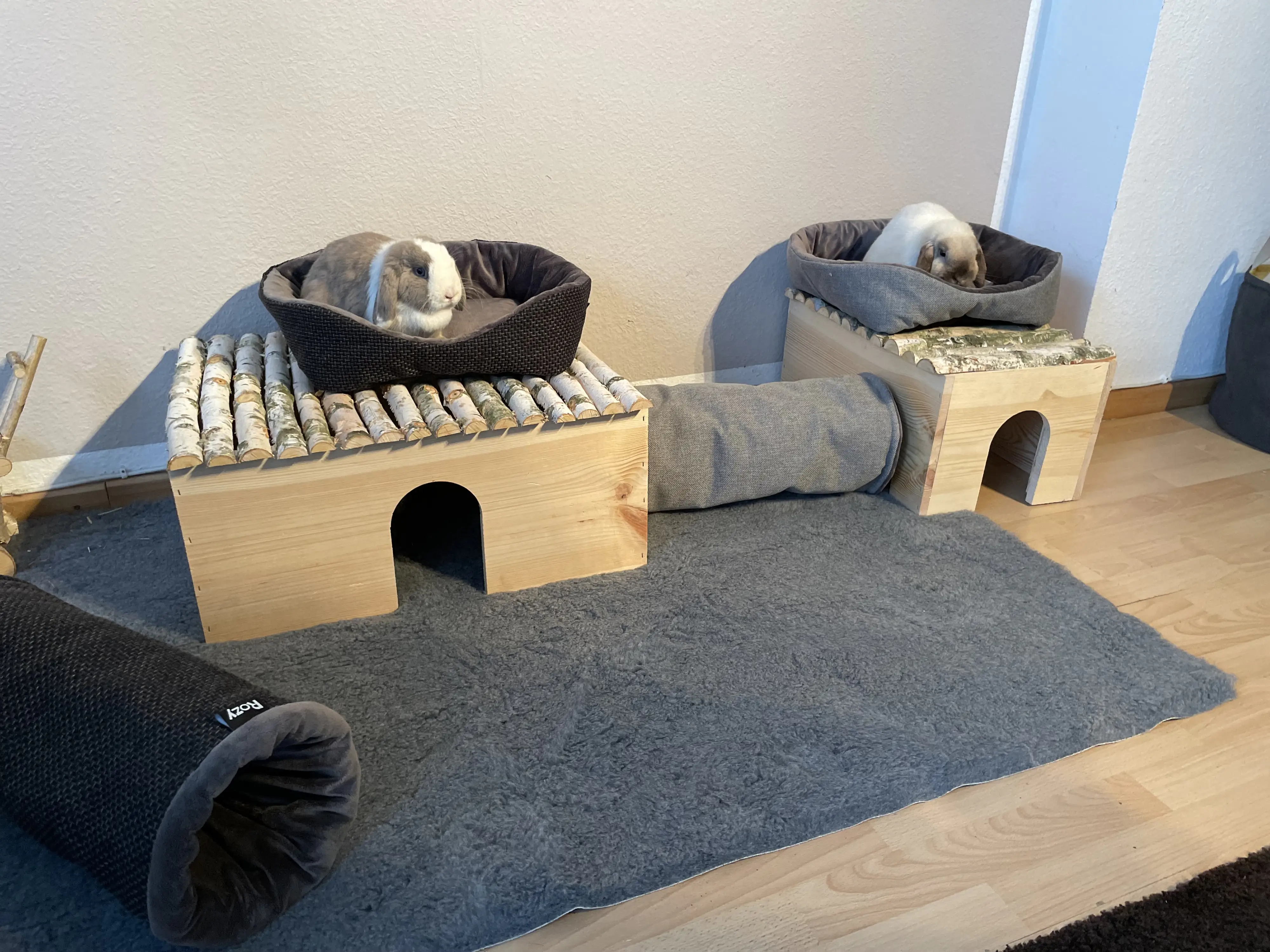 Ollesch Nagerbett Bijou 35 x 35 x 12 cm silber