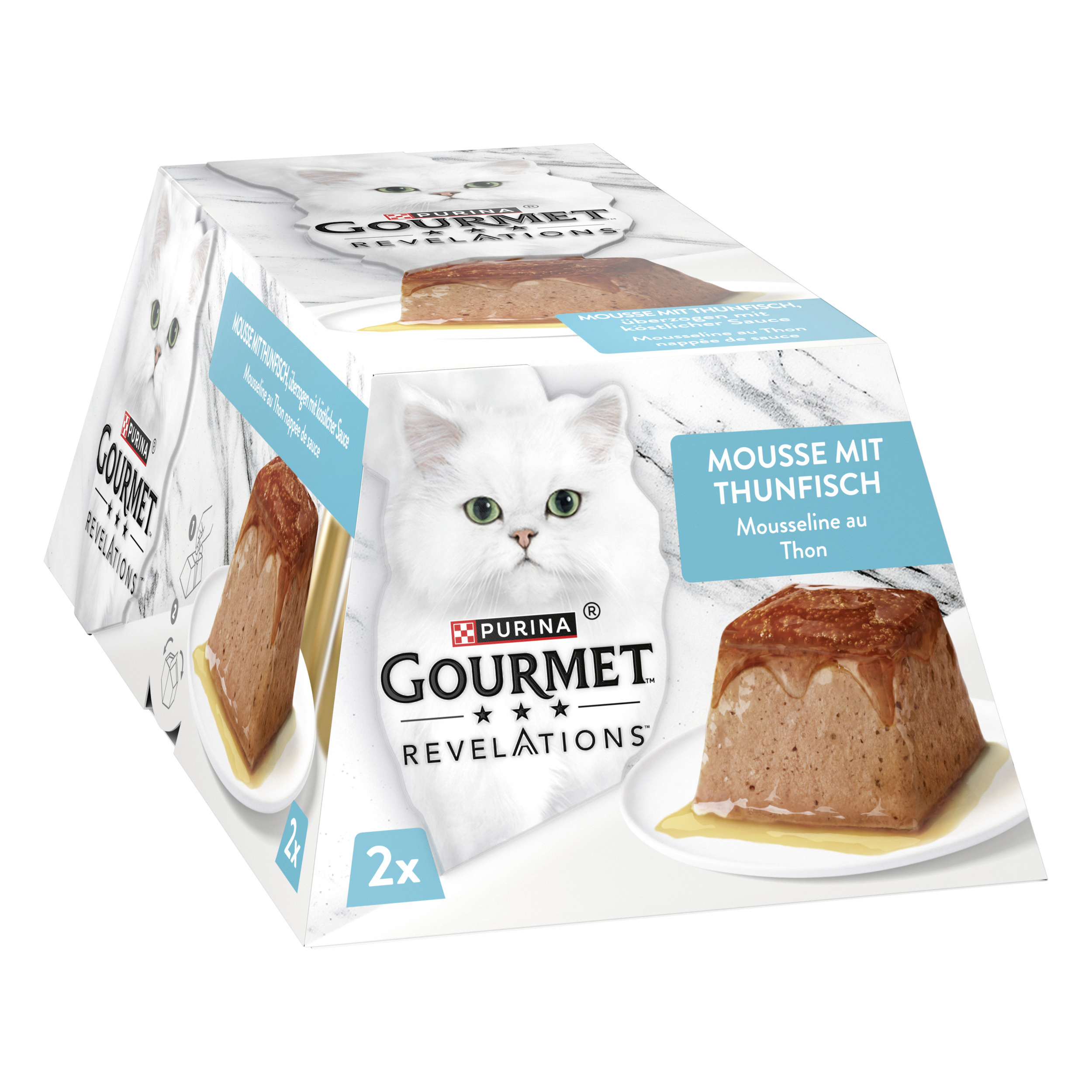 Gourmet Revelations Katzenfutter Mousse mit Thunfisch 2 x 57 g