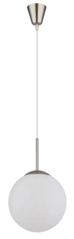 Globo Hängeleuchte Kop Ø 25 x 120 cm nickel matt