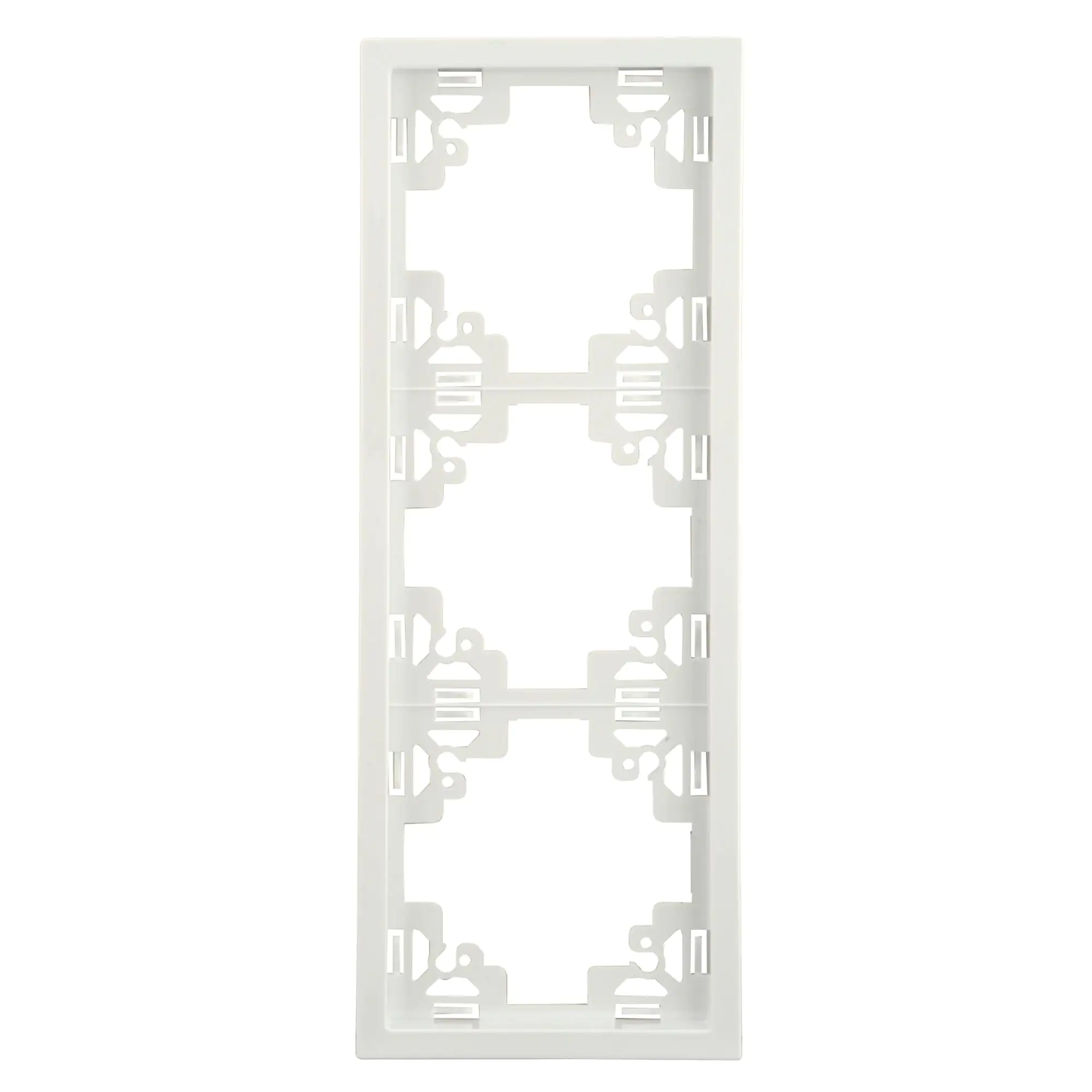 Unitec Abdeckrahmen 3-fach ultraweiß, Serie Sao Paulo