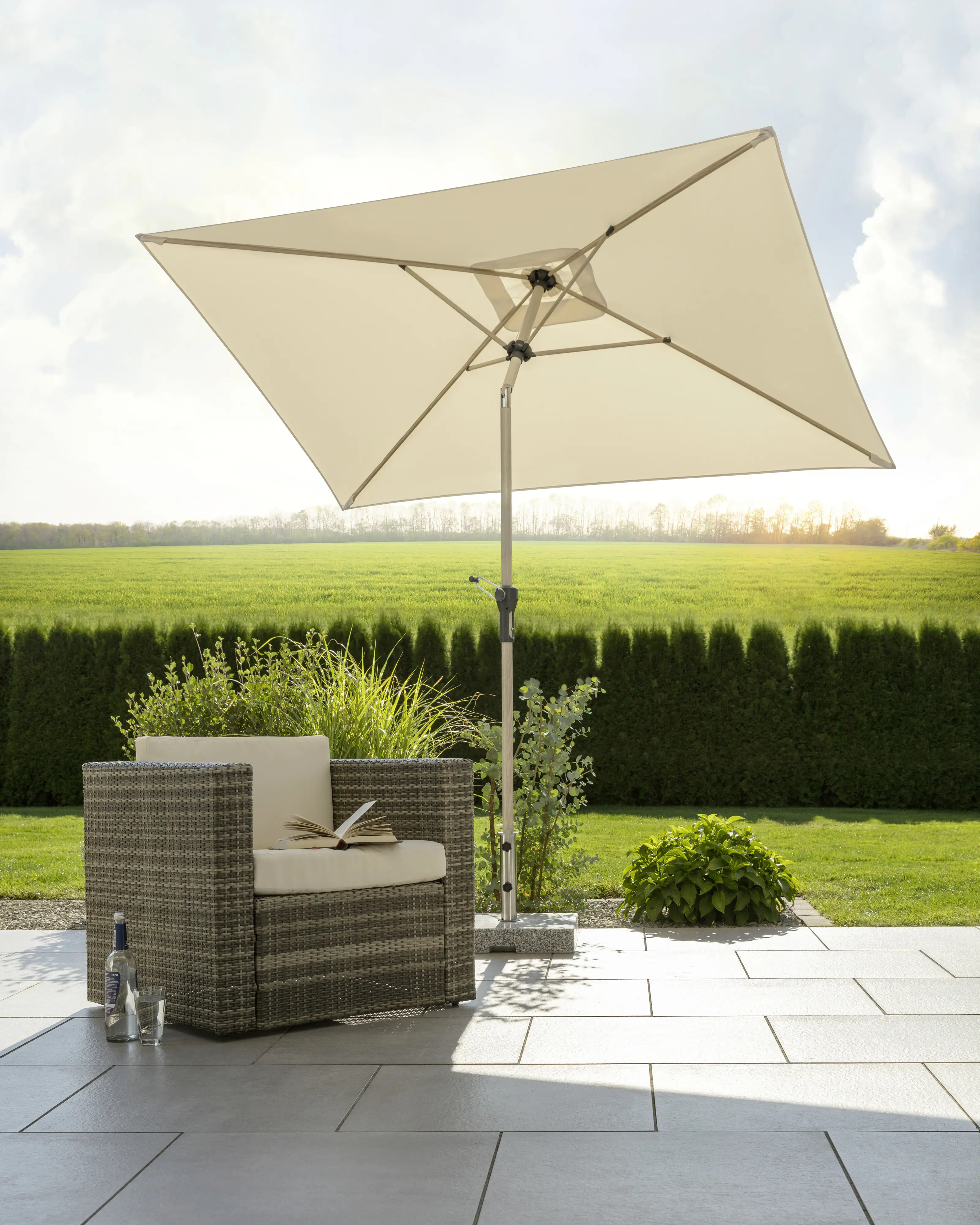 Schneider Sonnenschirm Cordoba natur 230 x 150 cm