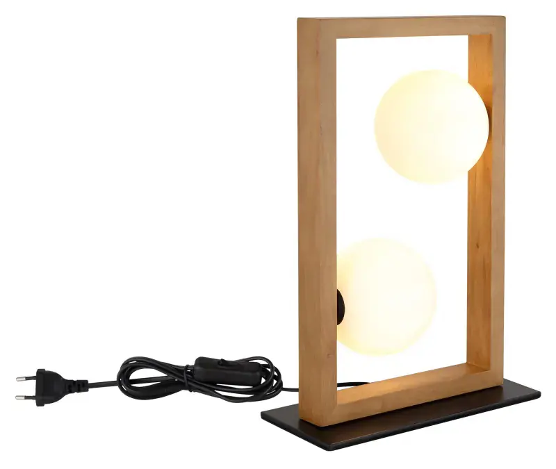 Globo Tischleuchte Nanda 28 x 12 x 40 cm (L x B x H) schwarz matt