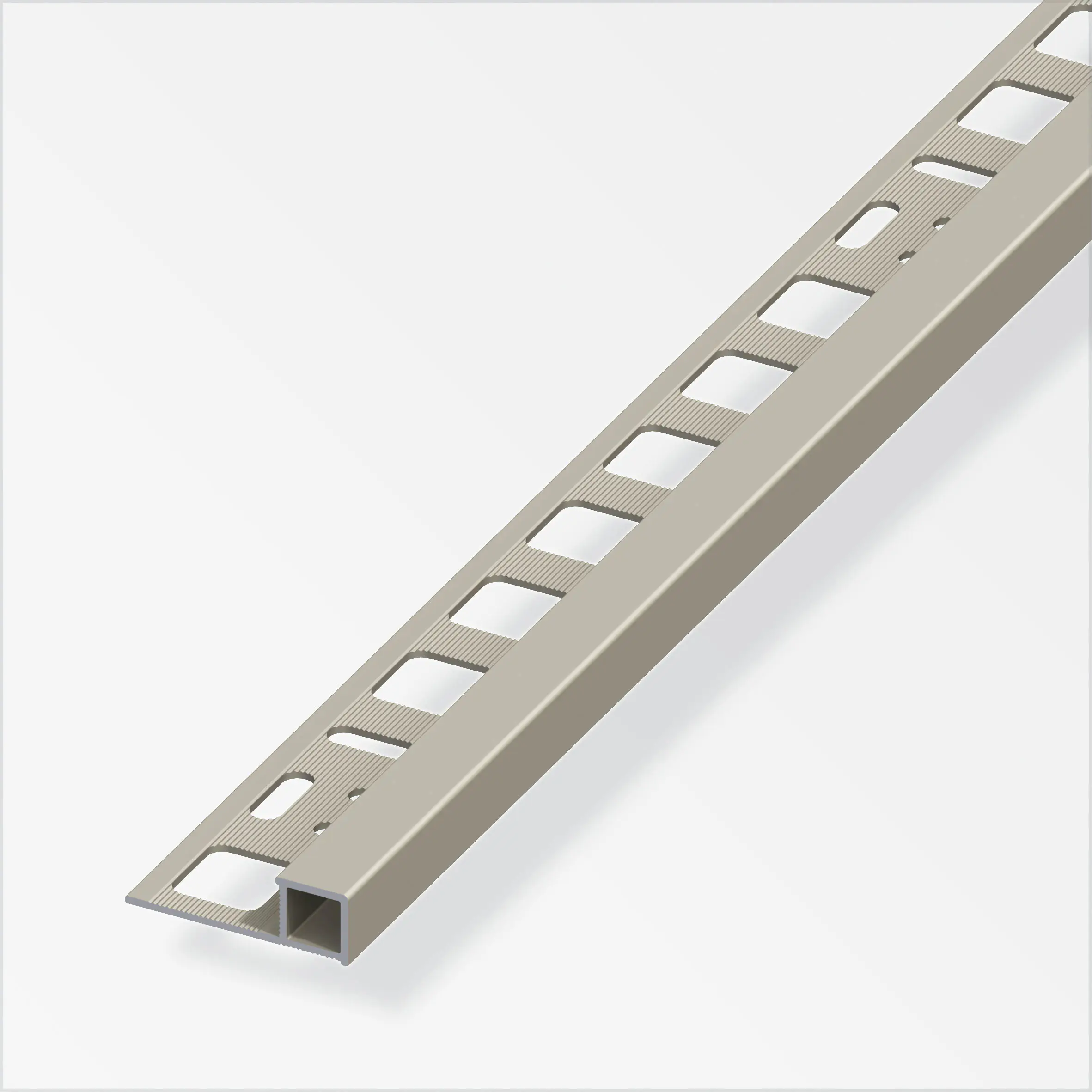 alfer Quadratprofil 2.5 m, 8 x 19.5 mm Aluminium eloxiert titan alfer Quadratprofil 2.5 m, 8 x 19.5 mm Aluminium eloxiert titan