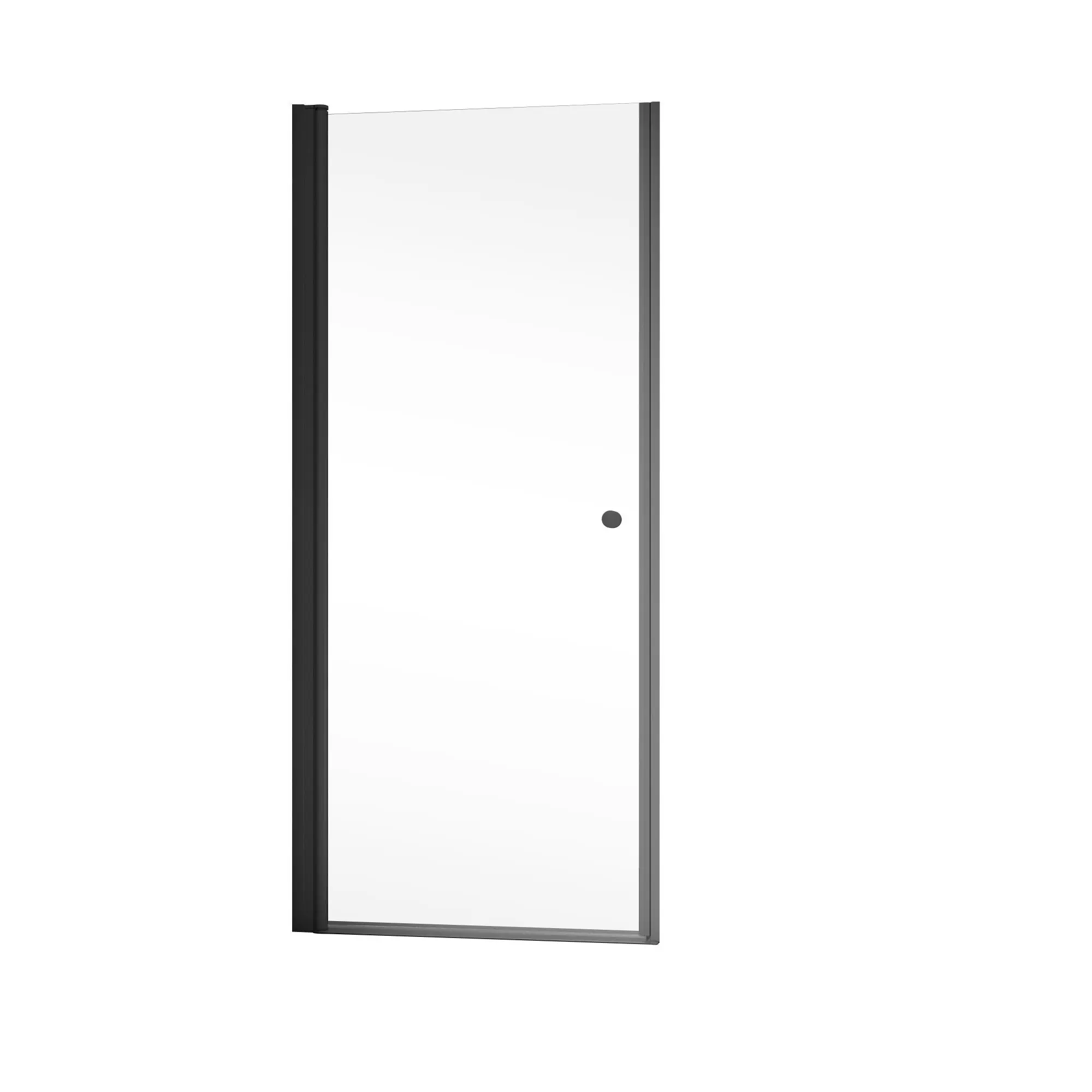 Schulte Duschdrehtür in Nische Garant 2.0 90 x 200 cm mattschwarz Anschlag links