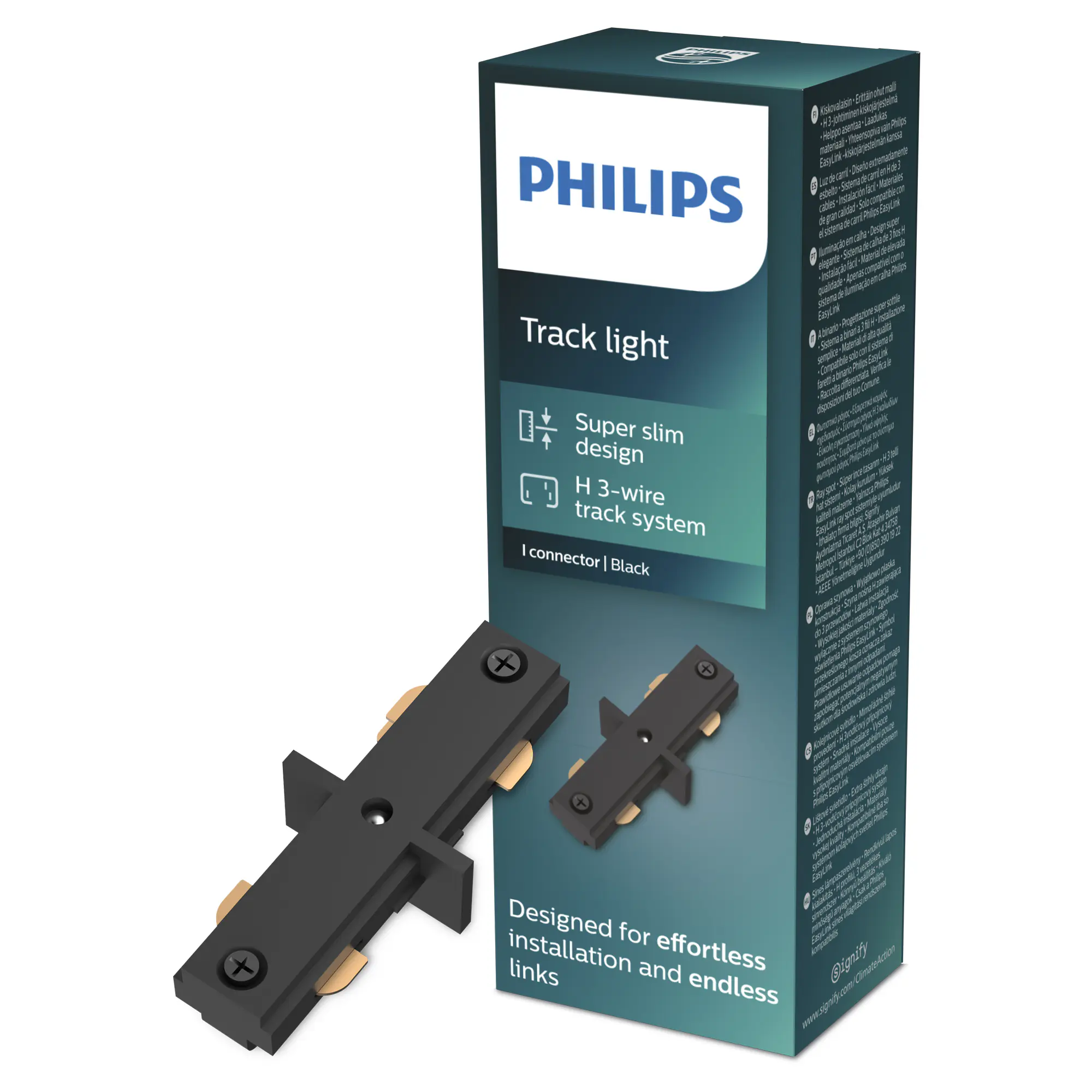 Philips EasyLink Stromverbinder für Schienenleuchte I schwarz Philips EasyLink Stromverbinder für Schienenleuchte I schwarz