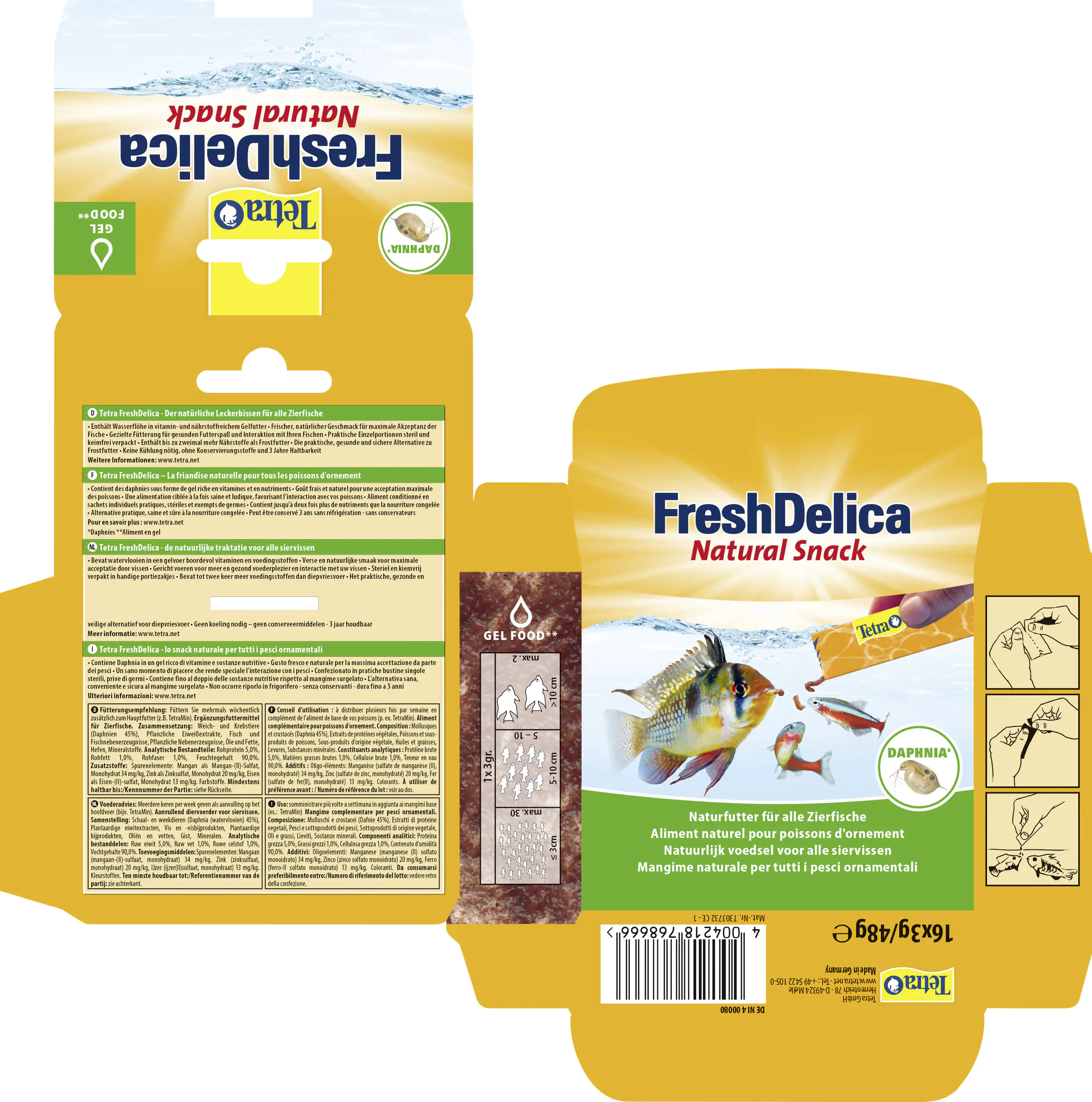 Tetra FreshDelica Daphnia 48 g