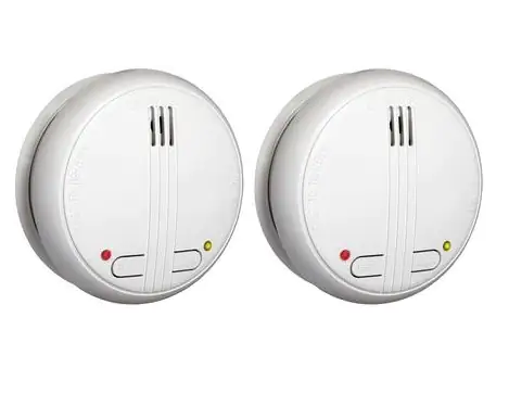 Smartwares Funk-Rauchmelder 2 Stück weiß, bis zu 20  koppelbar, FSM-17162