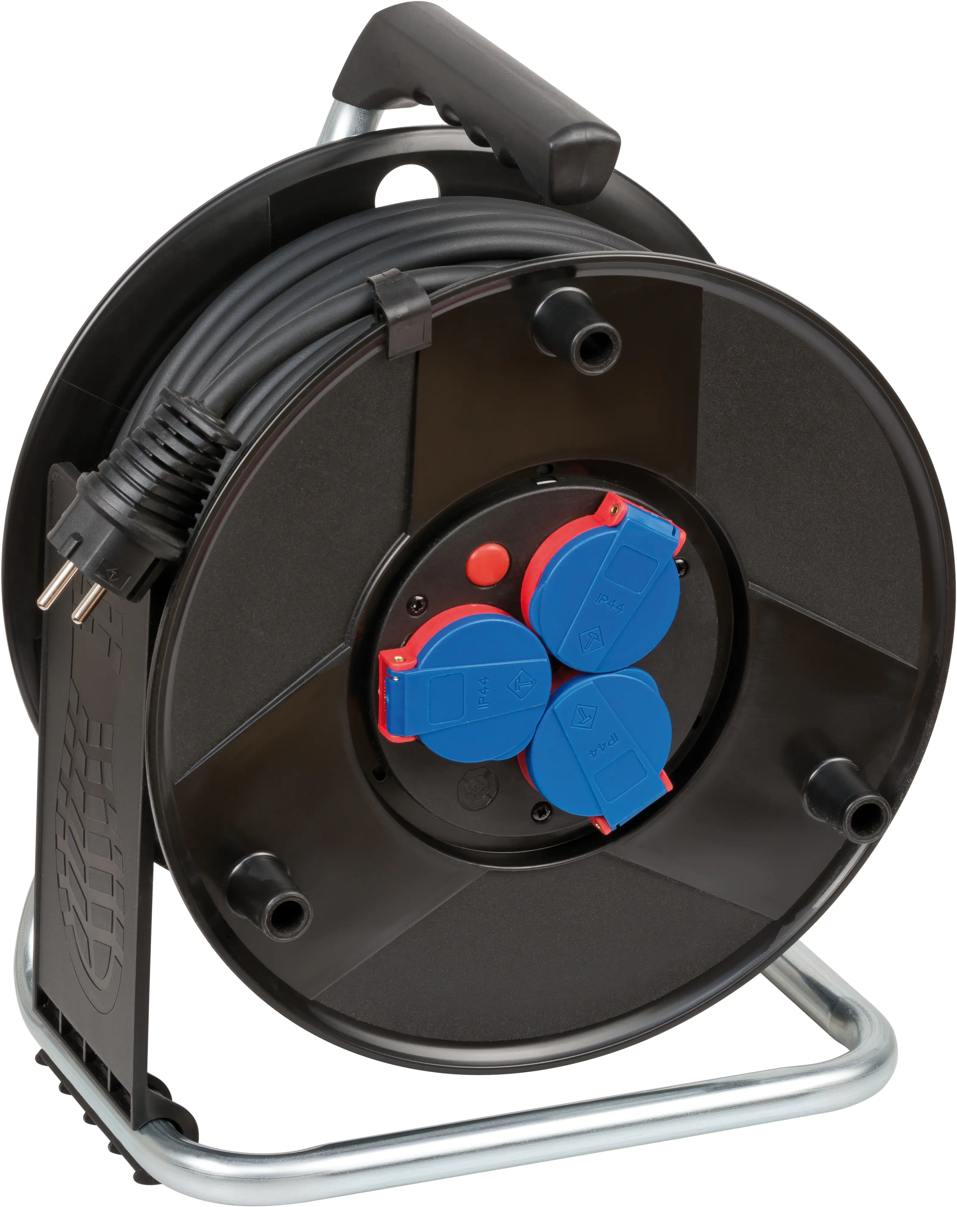 Brennenstuhl Gewerbe Kabeltrommel Außen 40m H07RN-F 3G1.5, schwarz
