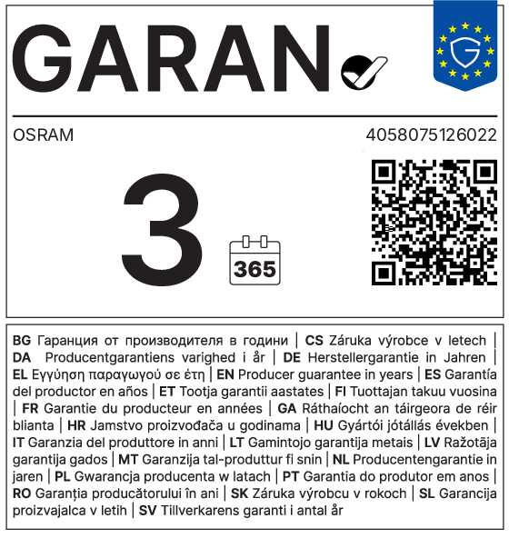4 Jahre Garantie