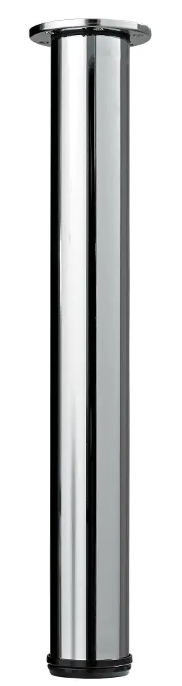 Hettich Tischbein 7,6 x 70 - 110 cm Stahl verchromt - 1 Stück