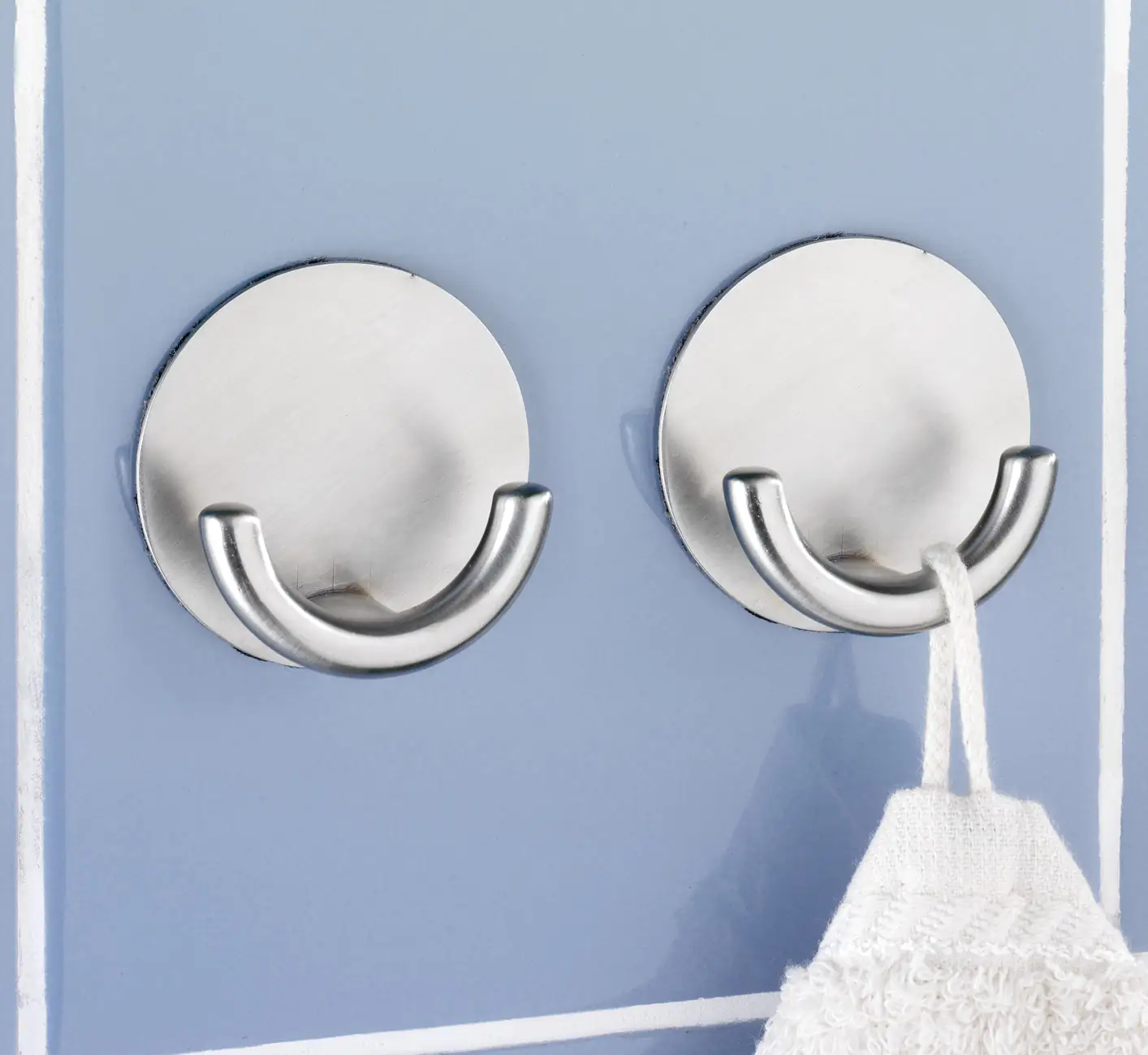 Wenko Wandhaken Rondo Edelstahl, chrom, matt Wenko Wandhaken Rondo Edelstahl, chrom, matt