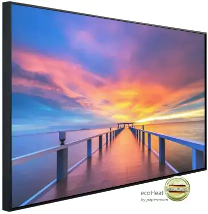 papermoon Infrarotheizkörper EcoHeat 60X100 cm 600 Watt, Steg ins Meer