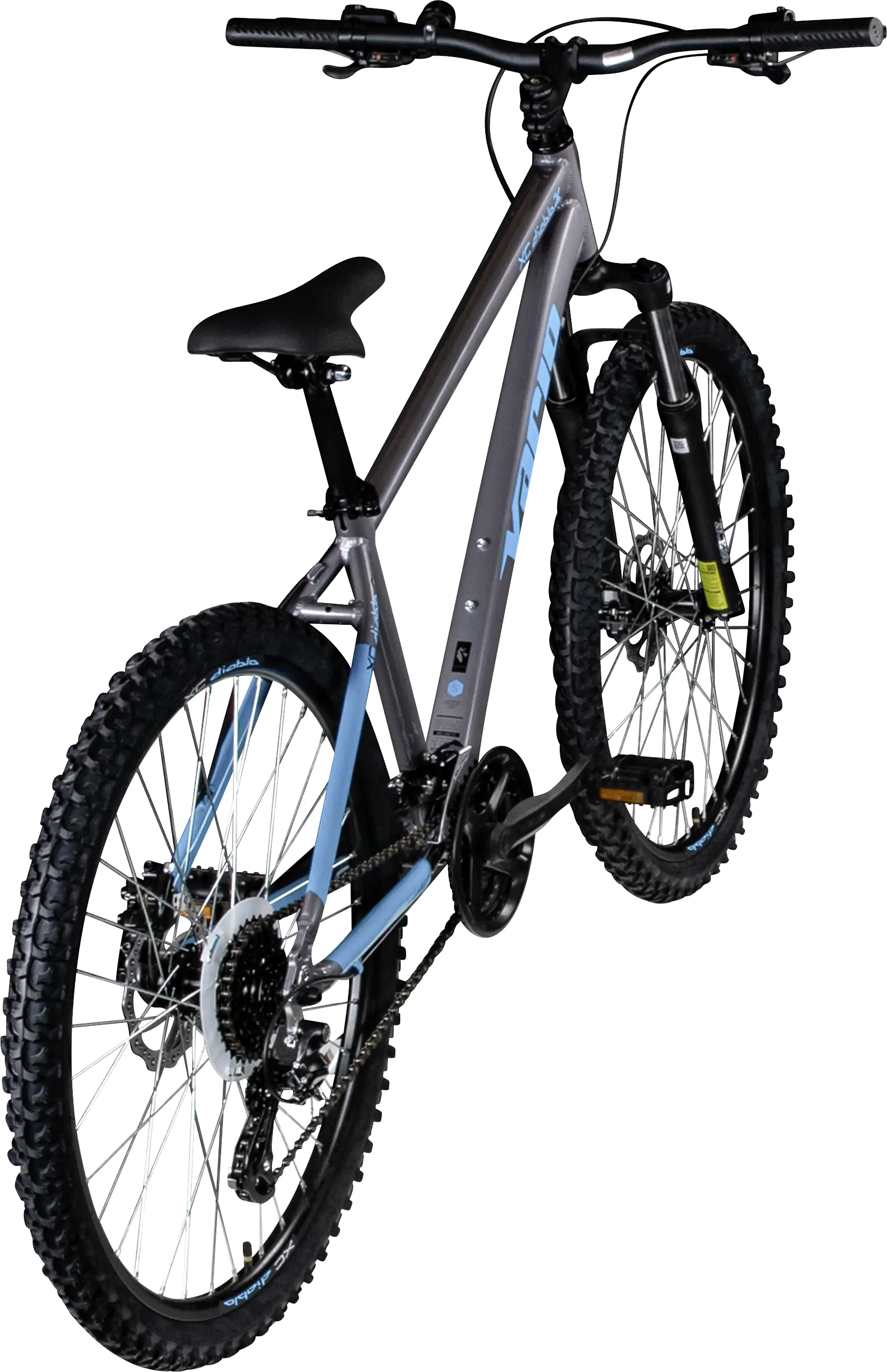 Vario Mountainbike XC DIABLO 26 MTB Hardtail 26 Zoll RH 40cm 24-Gang grau  blau Vario Mountainbike XC DIABLO 26 MTB Hardtail 26 Zoll RH 40cm 24-Gang grau  blau