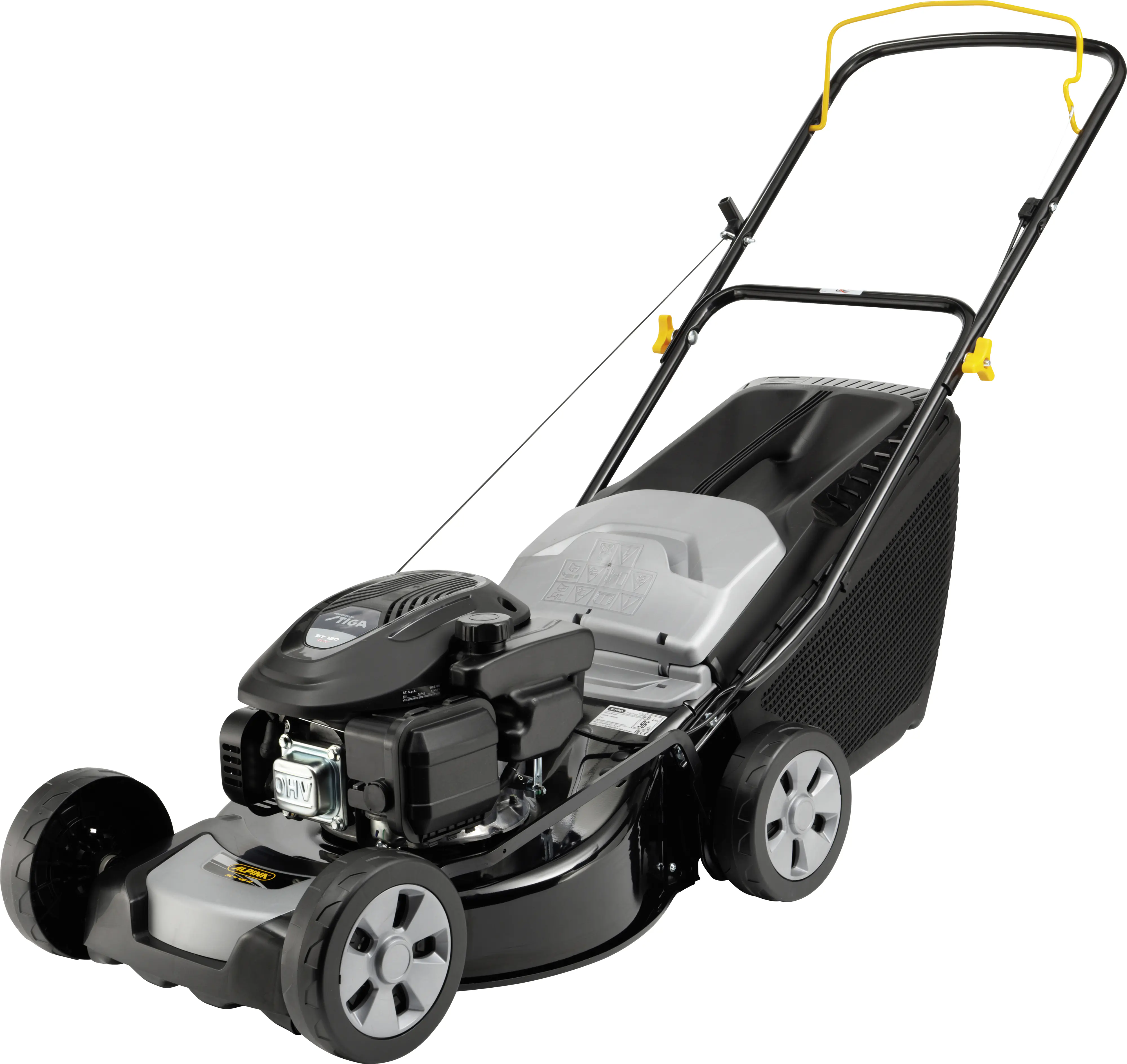 Alpina Benzin Rasenmäher AL4 41 A, 1,9 kW, 41 cm Schnittbreite