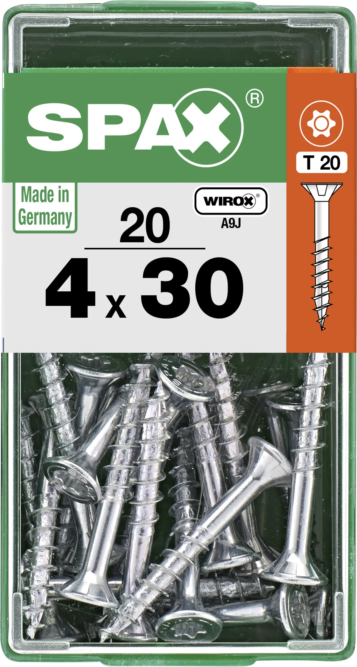 Spax Universalschrauben 4.0 x 30 mm TX 20 - 20 Stk.