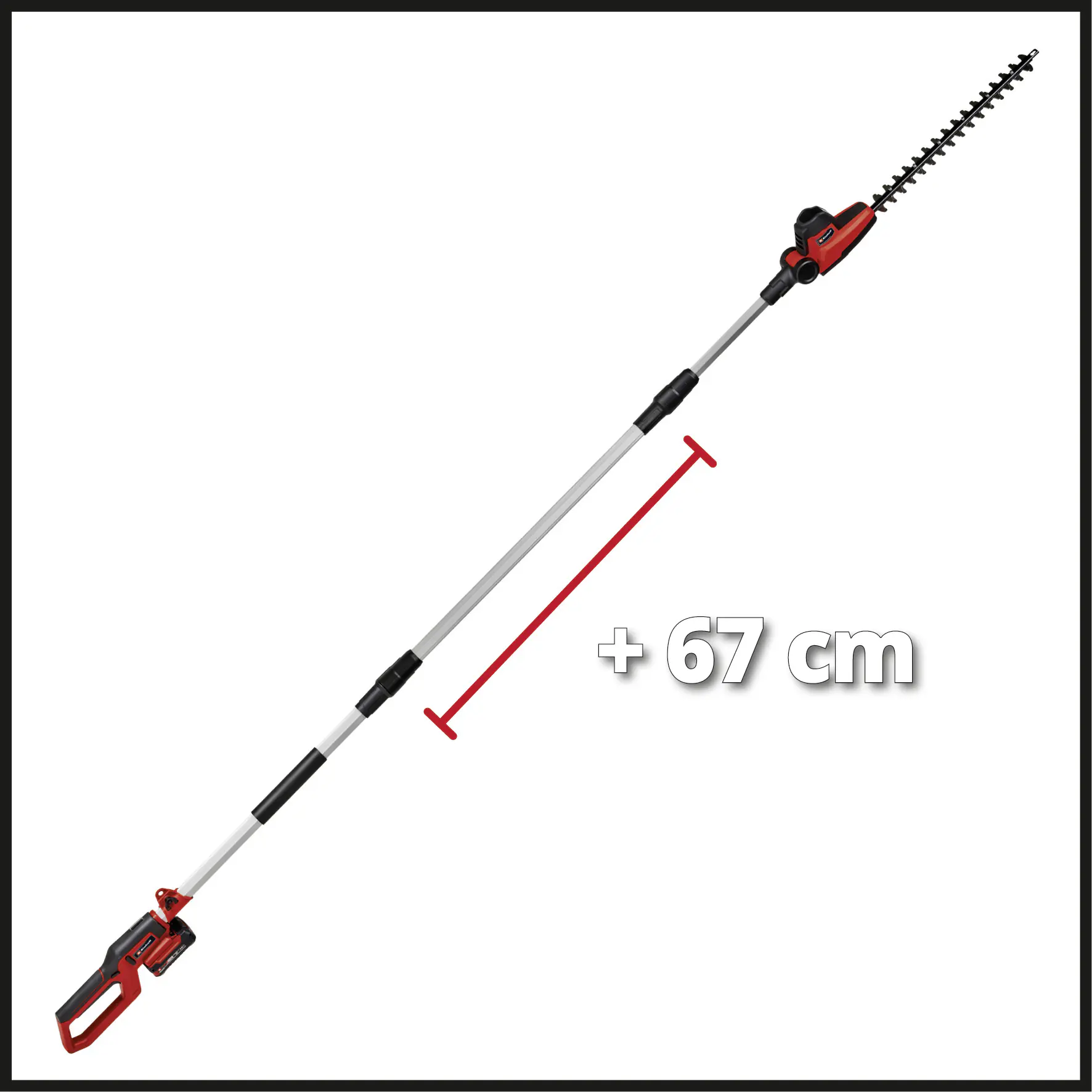 Einhell Akku Teleskopheckenschere GC-HH 18/45 Li T-Solo 41 cm Schnittlänge