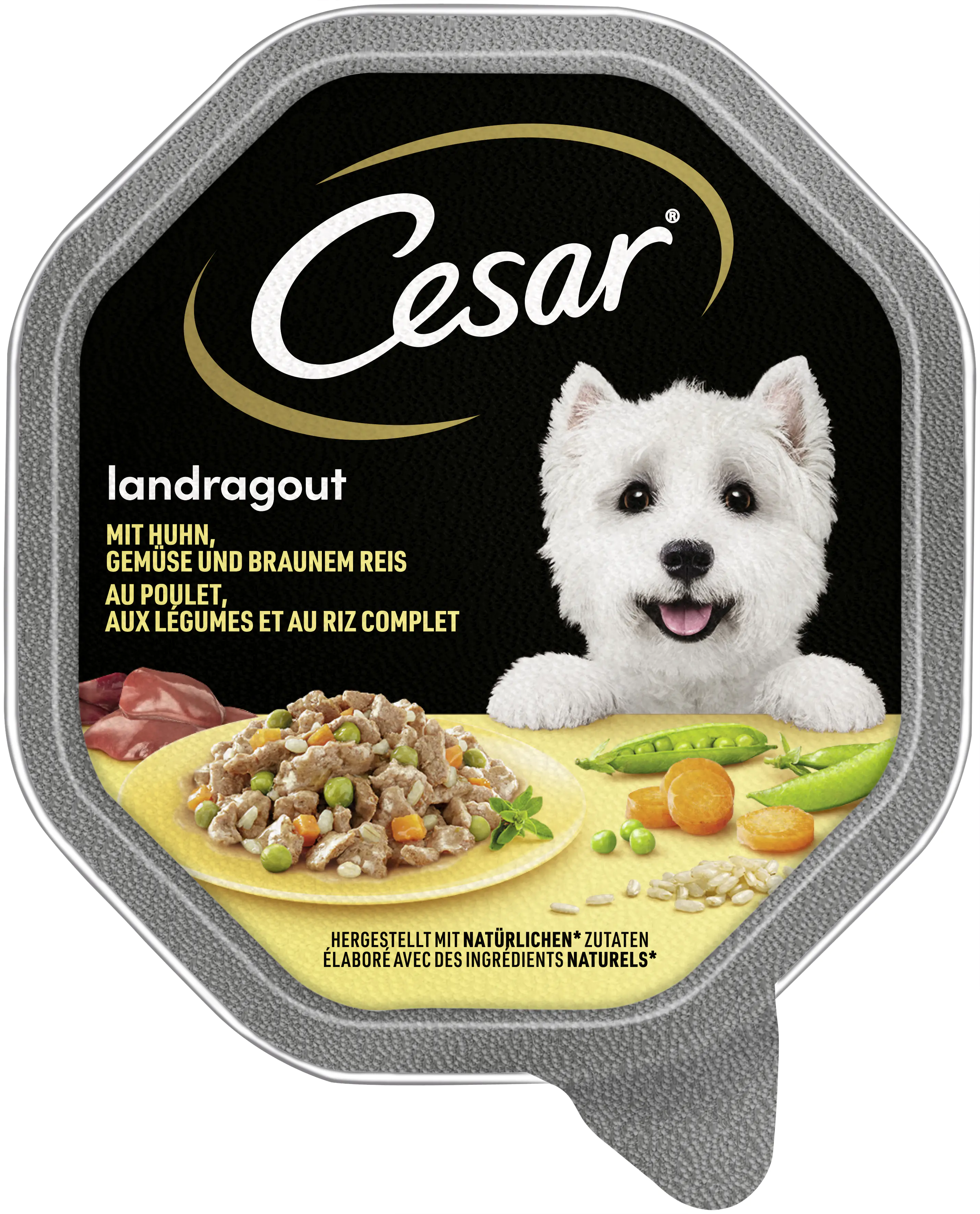 Cesar Landragout Adult mit Huhn, Gemüse und Reis 150 g Cesar Landragout Adult mit Huhn, Gemüse und Reis 150 g