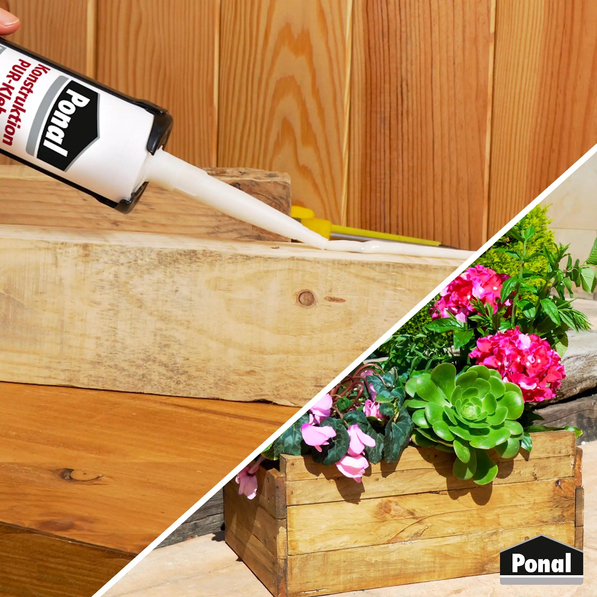 Ponal Konstruktion PUR-Kleber 530 g Kartusche, elfenbein Ponal Konstruktion PUR-Kleber 530 g Kartusche, elfenbein