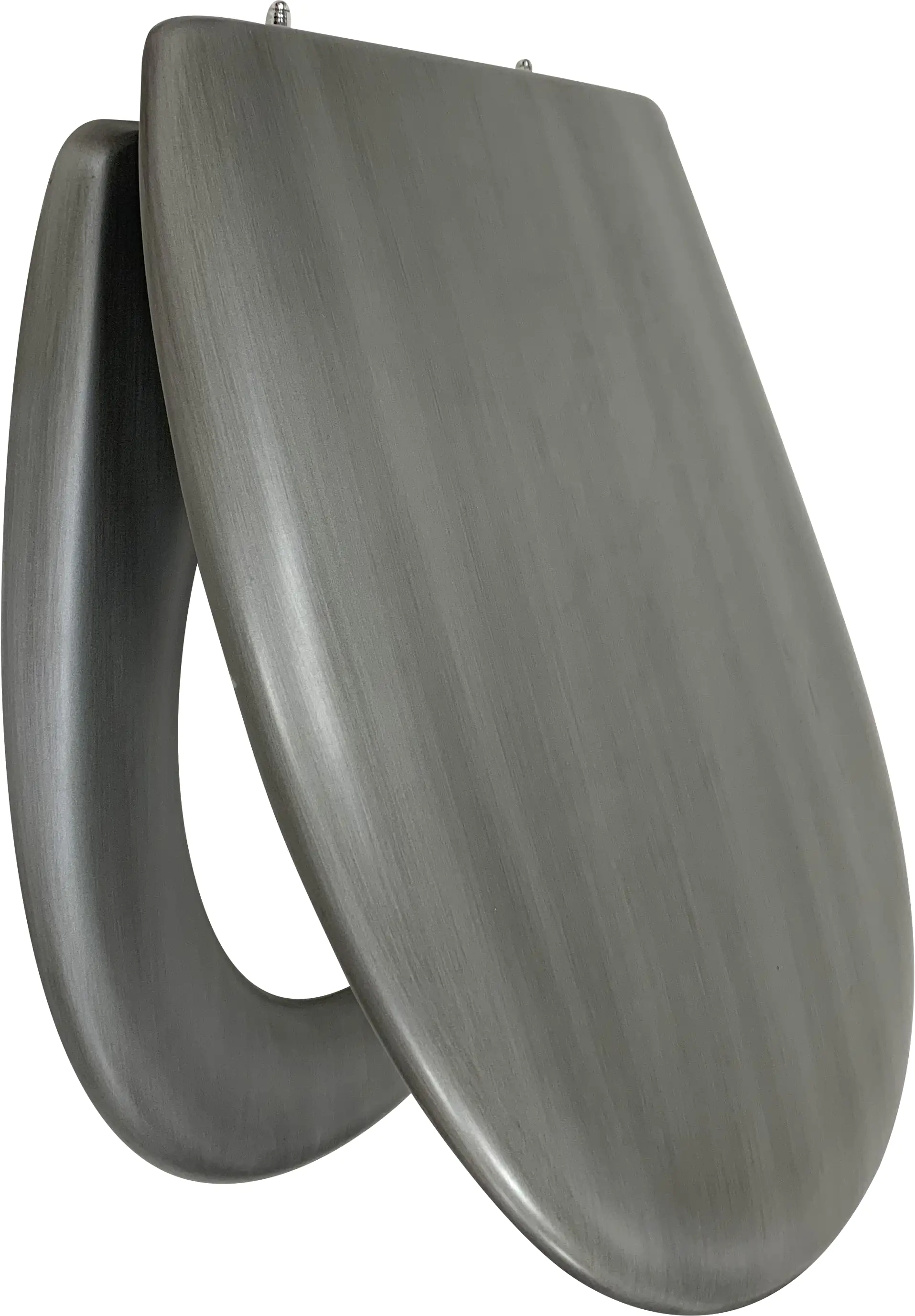 Primaster WC-Sitz mit Absenkautomatik Metallic grau