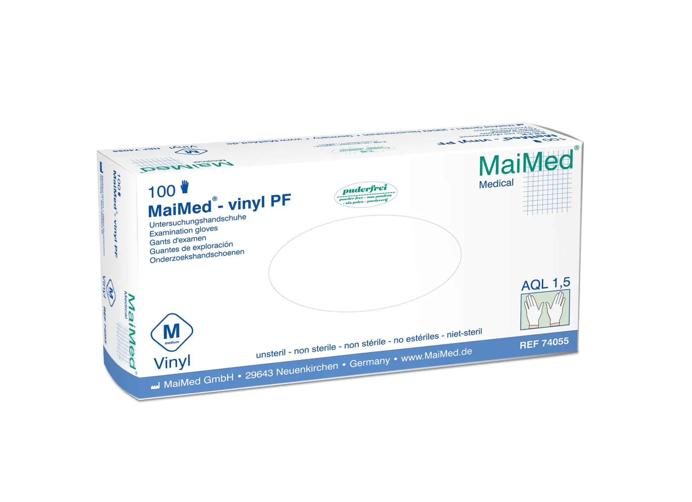 4046153023448 MaiMed Einmalhandschuhe Vinyl Größe XL