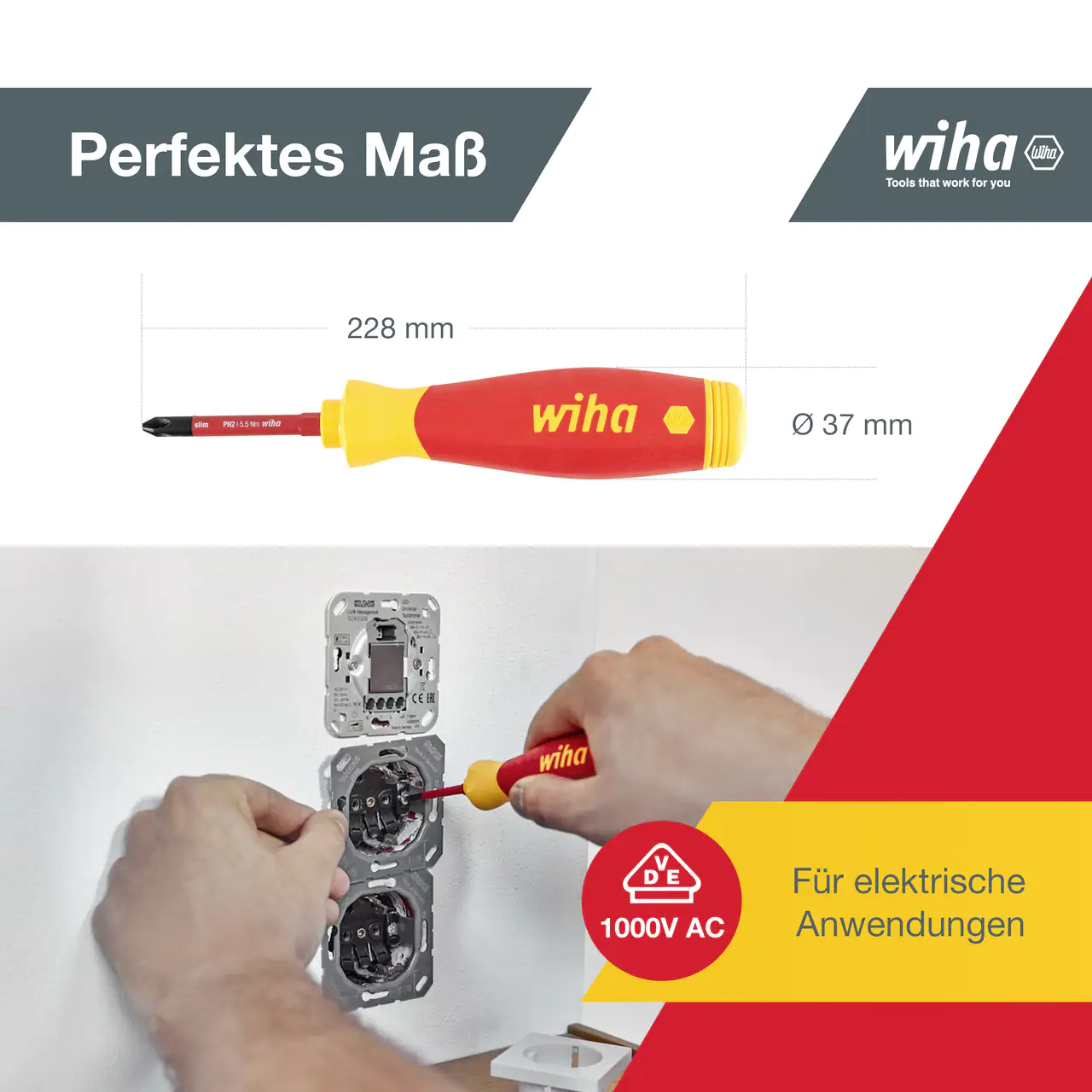 Wiha Schraubendreher Set gemischt PocketMax electric 4-teilig mit verstaubarem Bit Set Wiha Schraubendreher Set gemischt PocketMax electric 4-teilig mit verstaubarem Bit Set