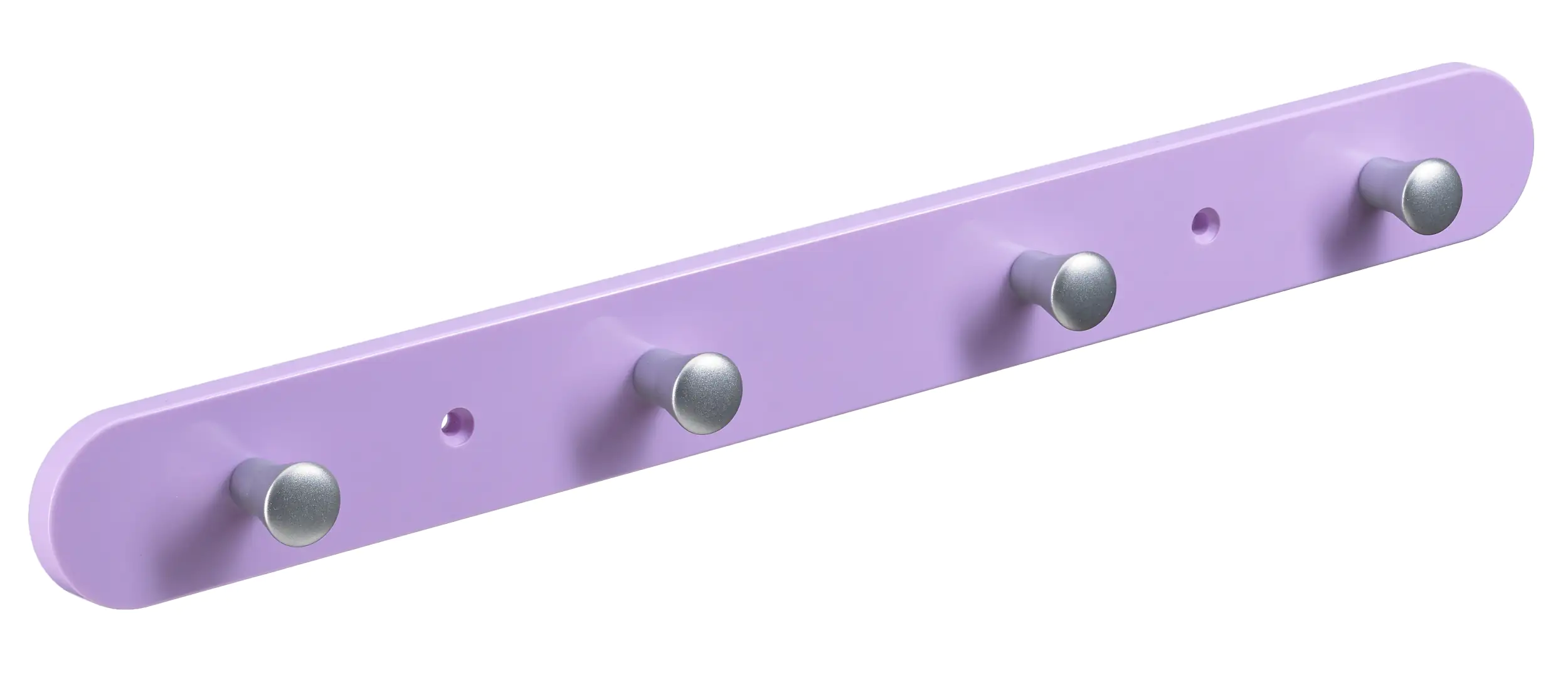 Hettich Garderobenleiste 4 Haken 38,0 x 4,0 x 0,8 cm rosa Hettich Garderobenleiste 4 Haken 38,0 x 4,0 x 0,8 cm rosa