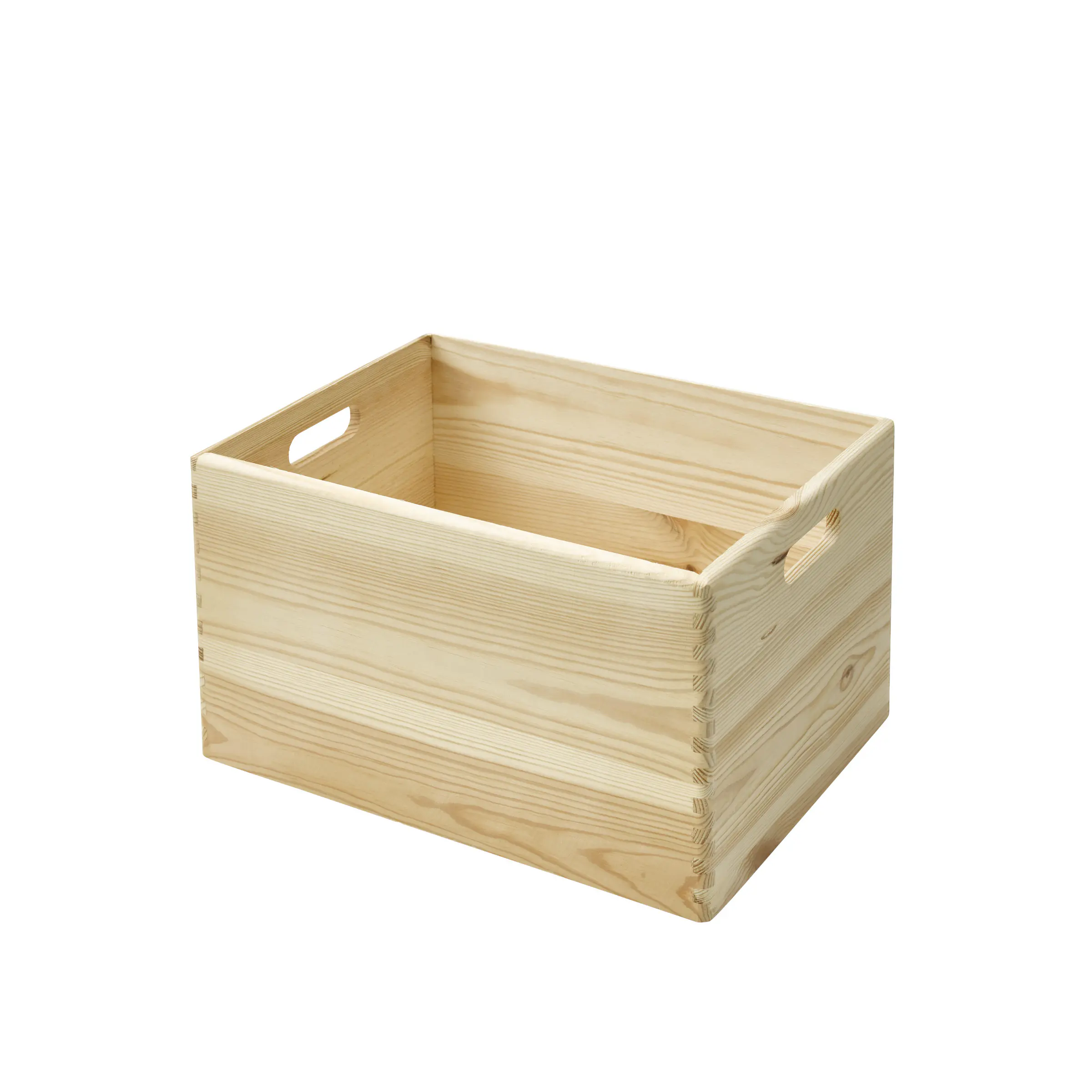 Stapelbox Holz Größe L 30 x 40 x 23 cm