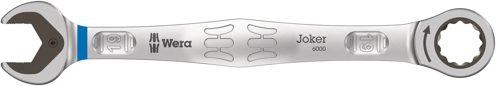 Wera Ring-Ratschen-Maulschlüssel 6000 Joker 19 mm