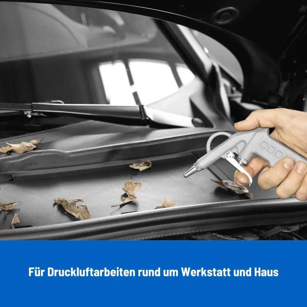 Güde Druckluft-Set 3-teilig 5 m Schlauch, Luftpistole, Reifenbefüller