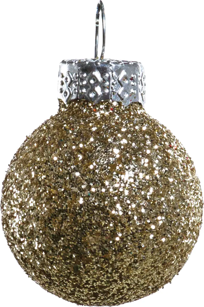 4333692643030_15 TrendLine Mini-Christbaumkugeln aus Glas Ø 2,5 cm gold-rose 100 Stück