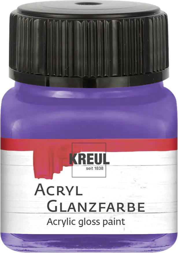 Kreul Acryl Glanzfarbe violett 20 ml