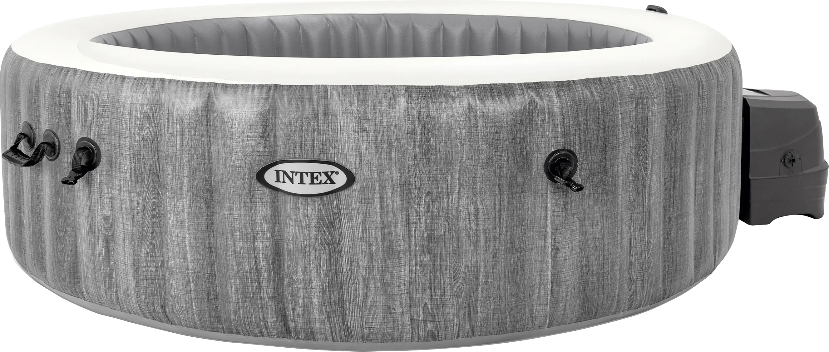 Intex Whirlpool PureSPA Bubble Massage Greywood Deluxe grau, Ø 216 x 71 cm Intex Whirlpool PureSPA Bubble Massage Greywood Deluxe grau, Ø 216 x 71 cm