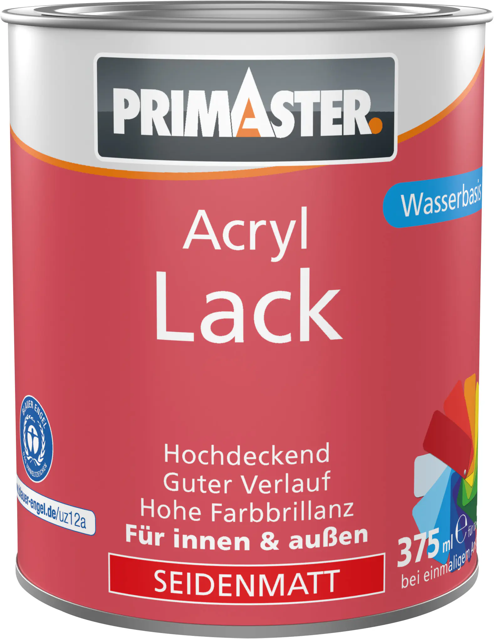 Primaster Acryl Lack cremeweiß seidenmatt 375 ml Primaster Acryl Lack cremeweiß seidenmatt 375 ml
