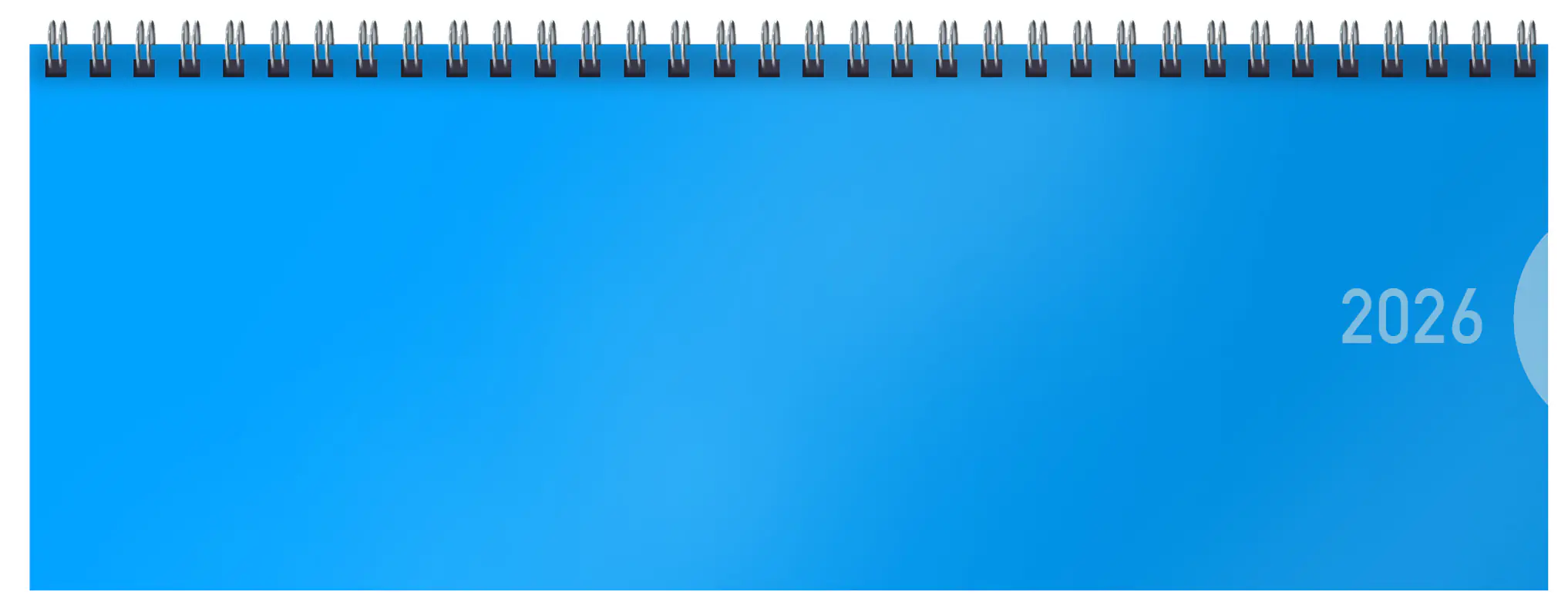 Korsch Tischkalender Classic Colourlux 2026 blau