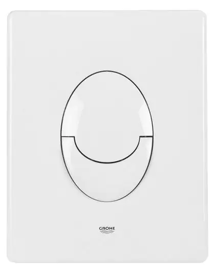 Grohe Betätigungsplatte Start weiß, Zweimengenspülung