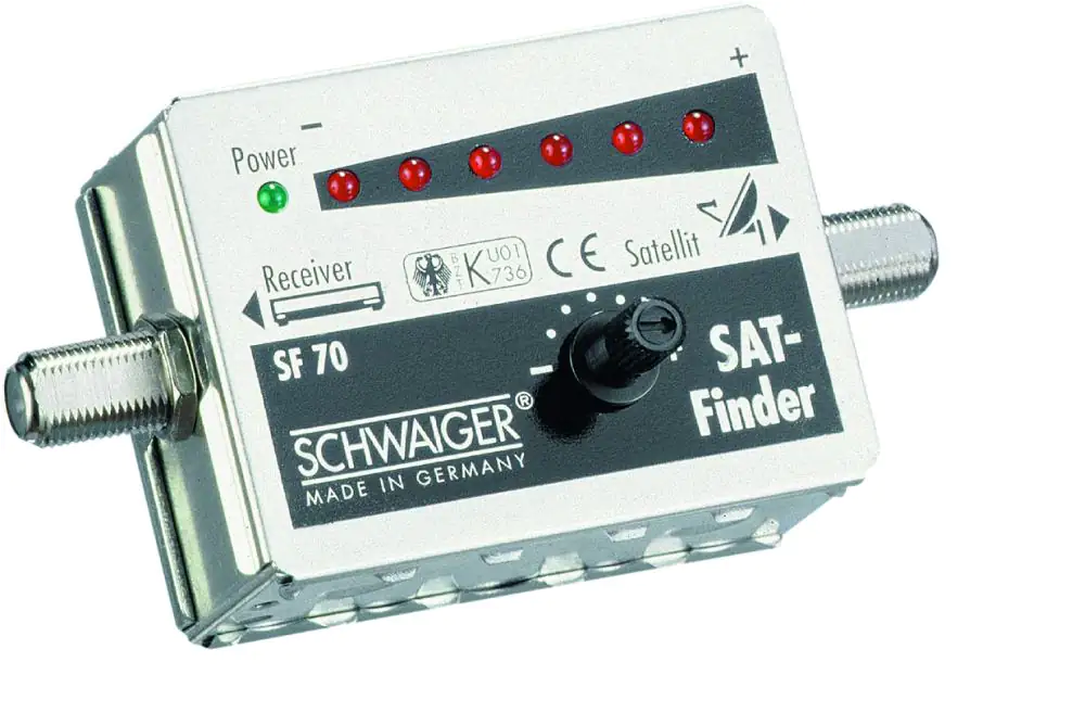 Schwaiger SAT-Finder SF70 531 6 LED Anzeige + Ton Schwaiger SAT-Finder SF70 531 6 LED Anzeige + Ton