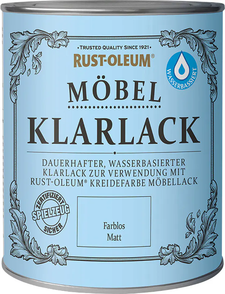 Rust-Oleum Kreidefarbe Möbel-Klarlack 125 ml farblos matt