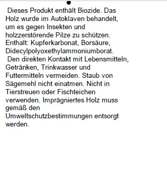 Pflanzstab Kiefer braun 200 x 4,1 x 4,1 cm